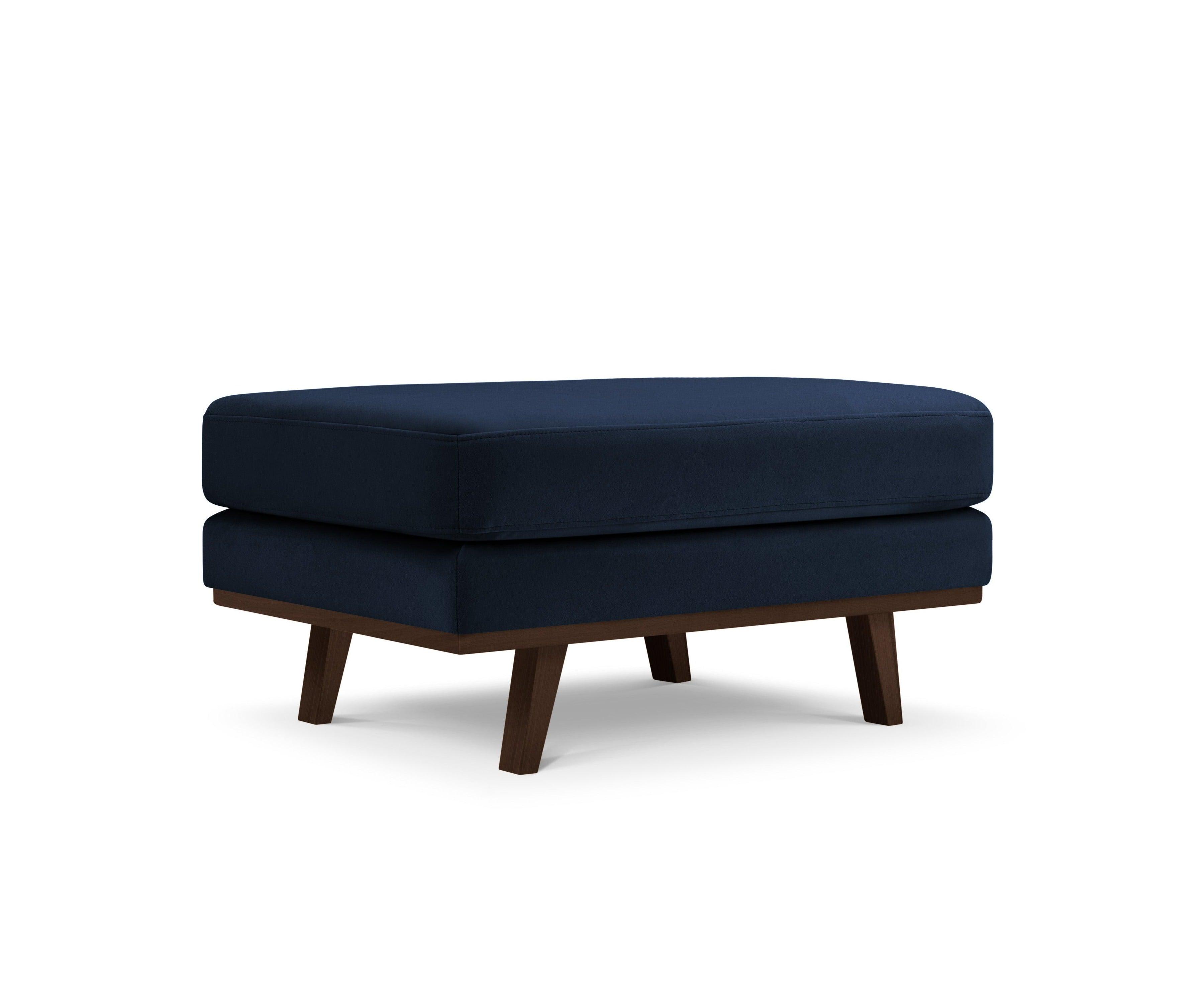 Puf aksamitny HEBE granat królewski Mazzini Sofas Eye on Design