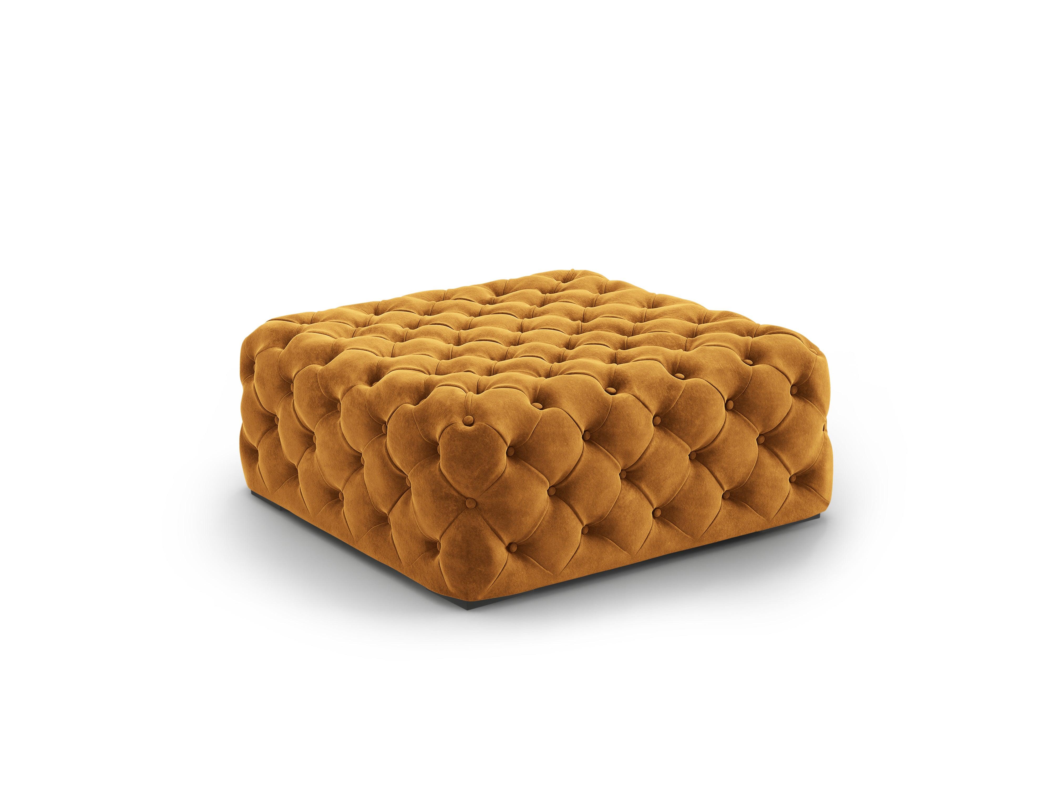 Puf aksamitny LOGE miedziany Windsor & Co Eye on Design