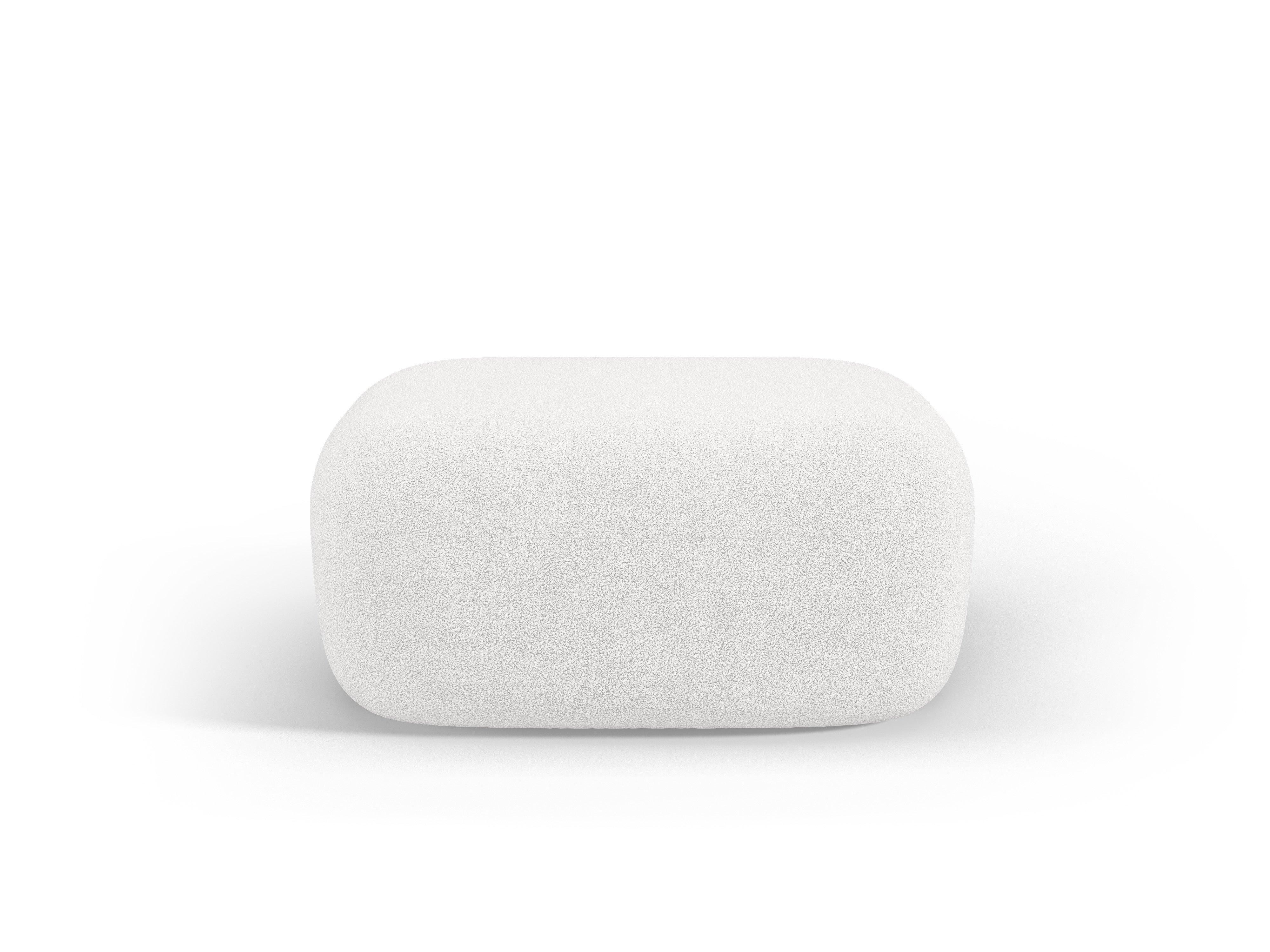 Puf ALDRIN biały boucle Windsor & Co Eye on Design