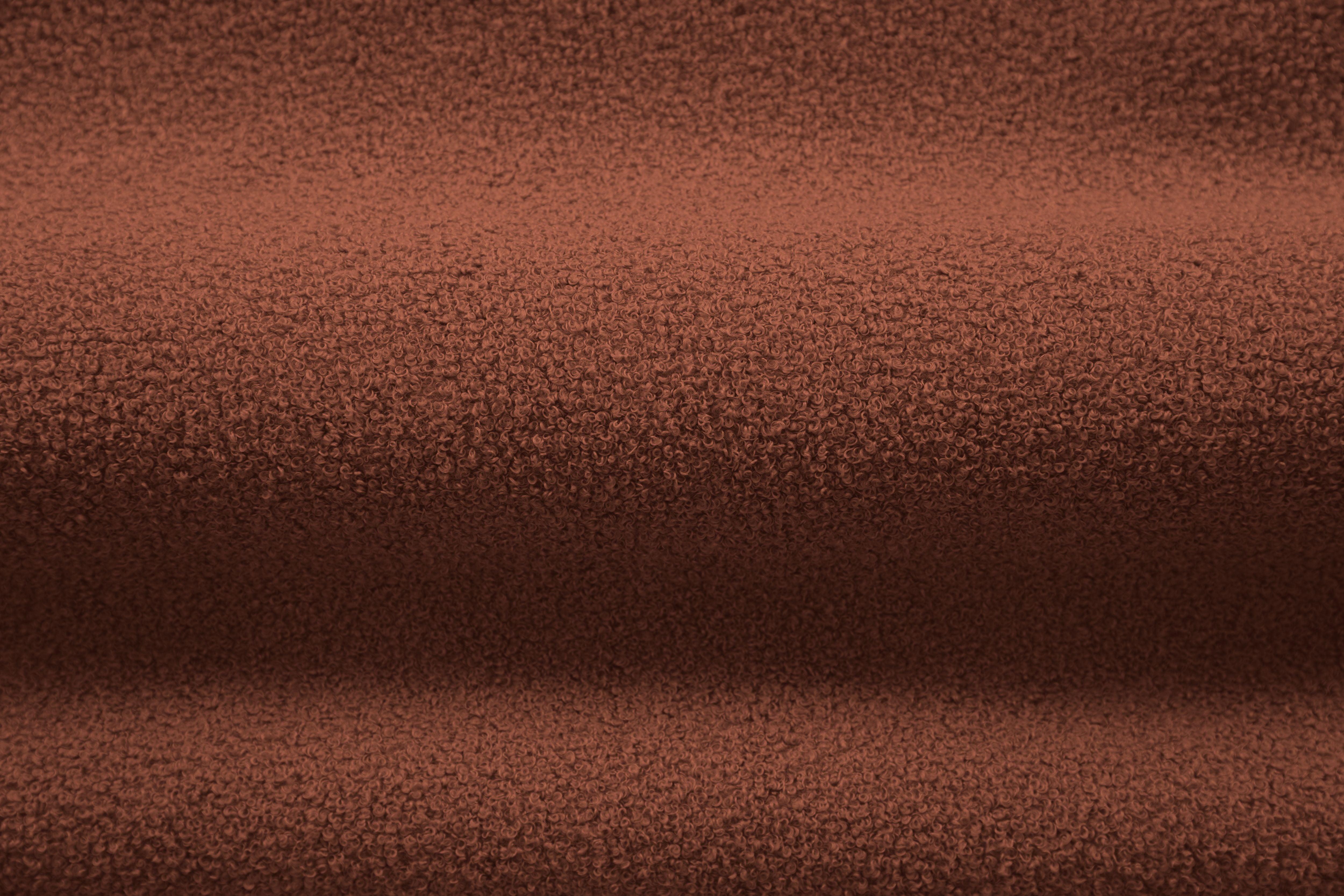 Puf ALDRIN ceglany boucle Windsor & Co Eye on Design