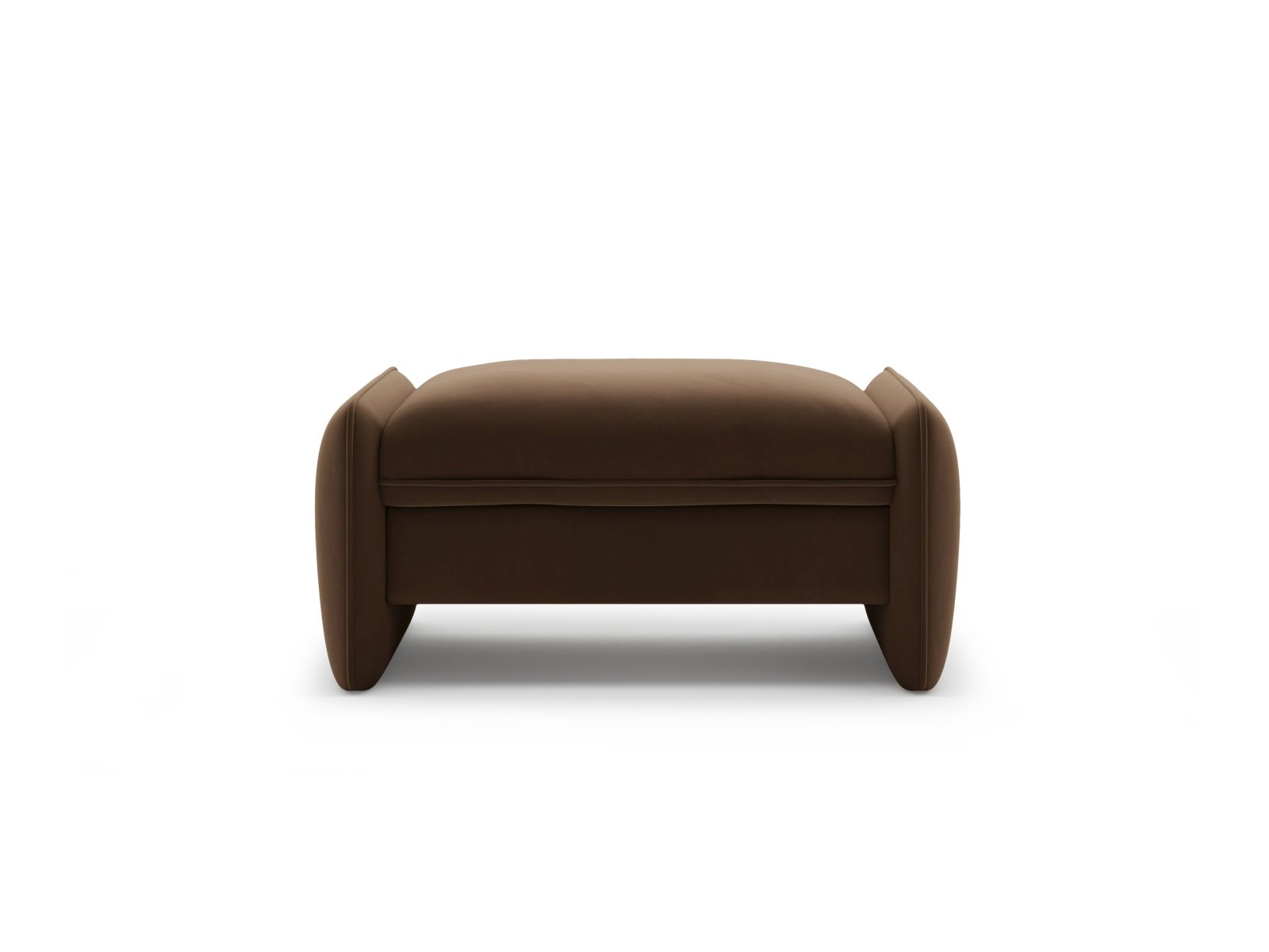 Velvet Pouf GEORGIA Chocolate