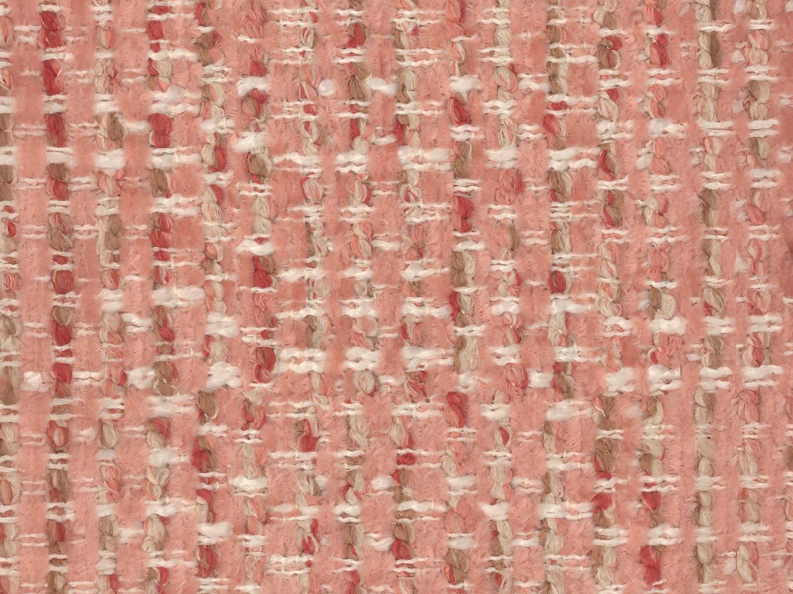 GEORGIA pink chenille pouf