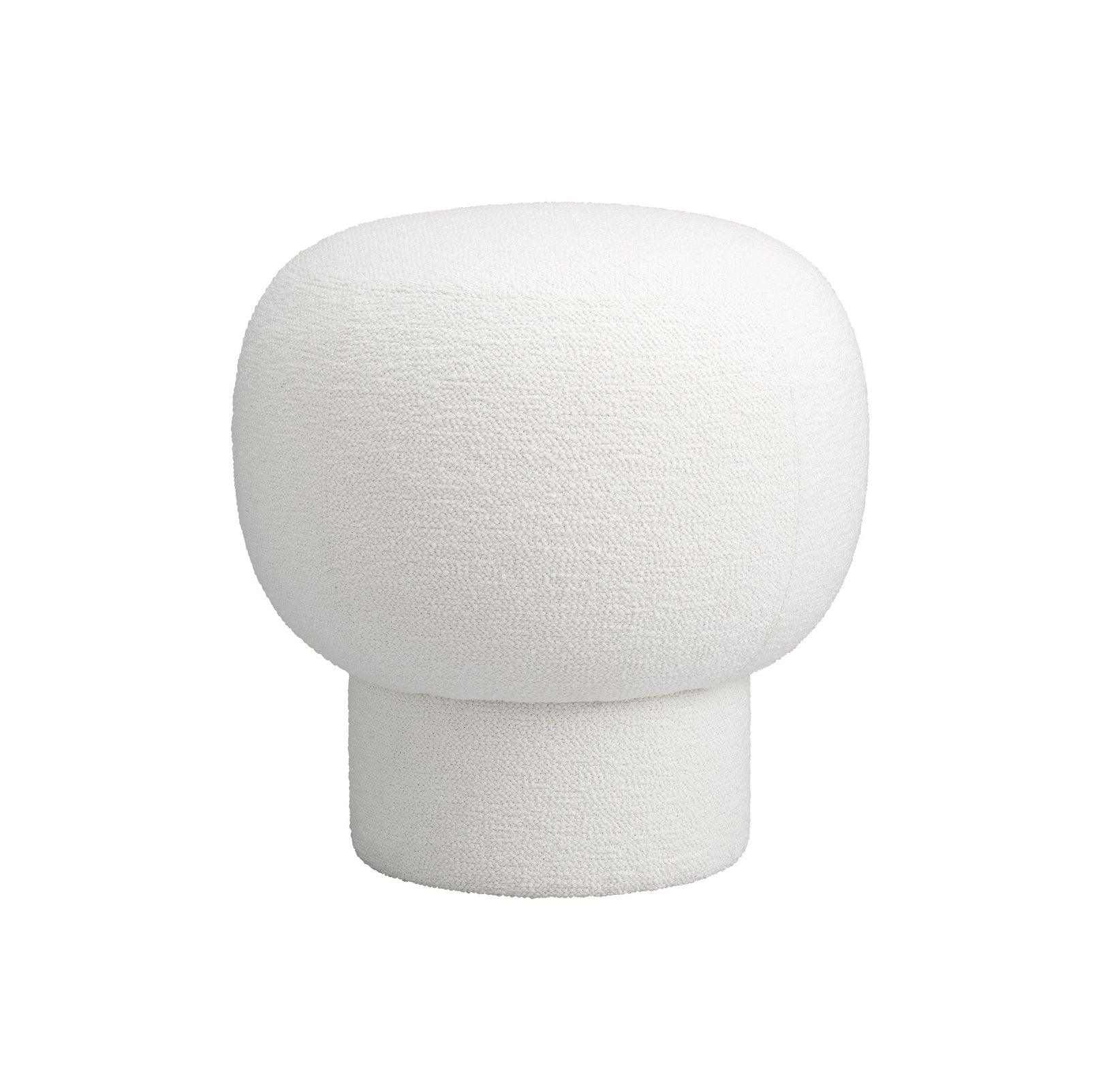 Puf LIÈGE boucle biały NORR11 Eye on Design