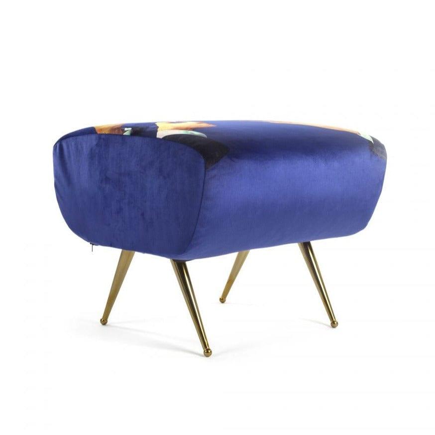 Puf LIPSTICKS niebieski Seletti Eye on Design