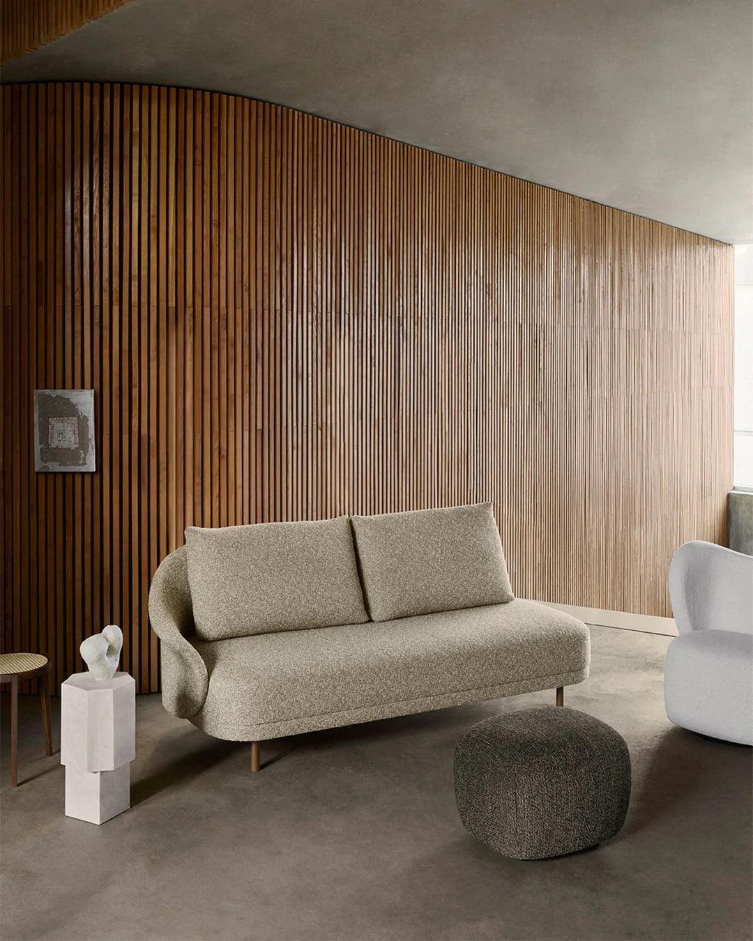 Puf LITTLE BIG boucle brązowy NORR11 Eye on Design