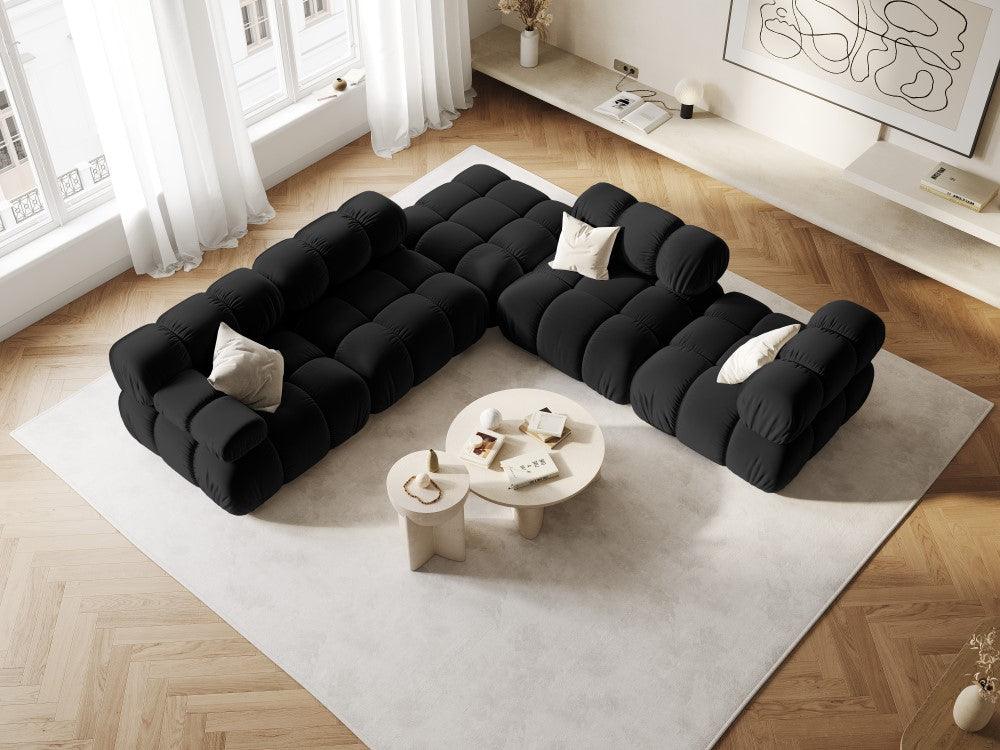 Puf / moduł aksamitny TROPEA czarny Milo Casa Eye on Design