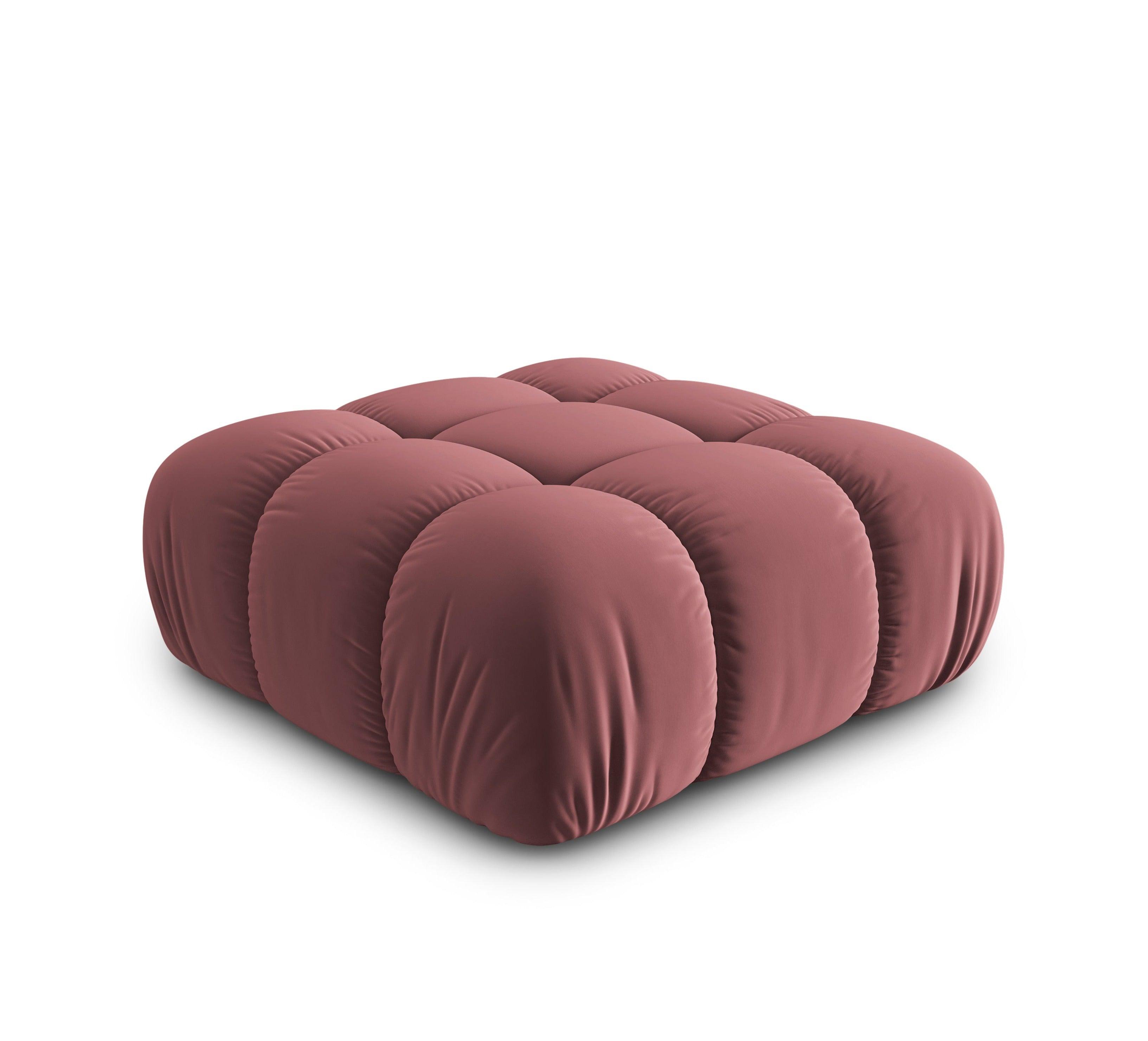 Puf / moduł aksamitny TROPEA różowy Milo Casa Eye on Design