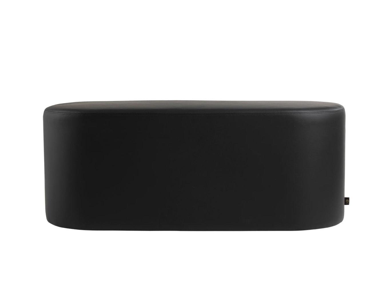 Puf skórzany SESSIO czarny AYTM Eye on Design