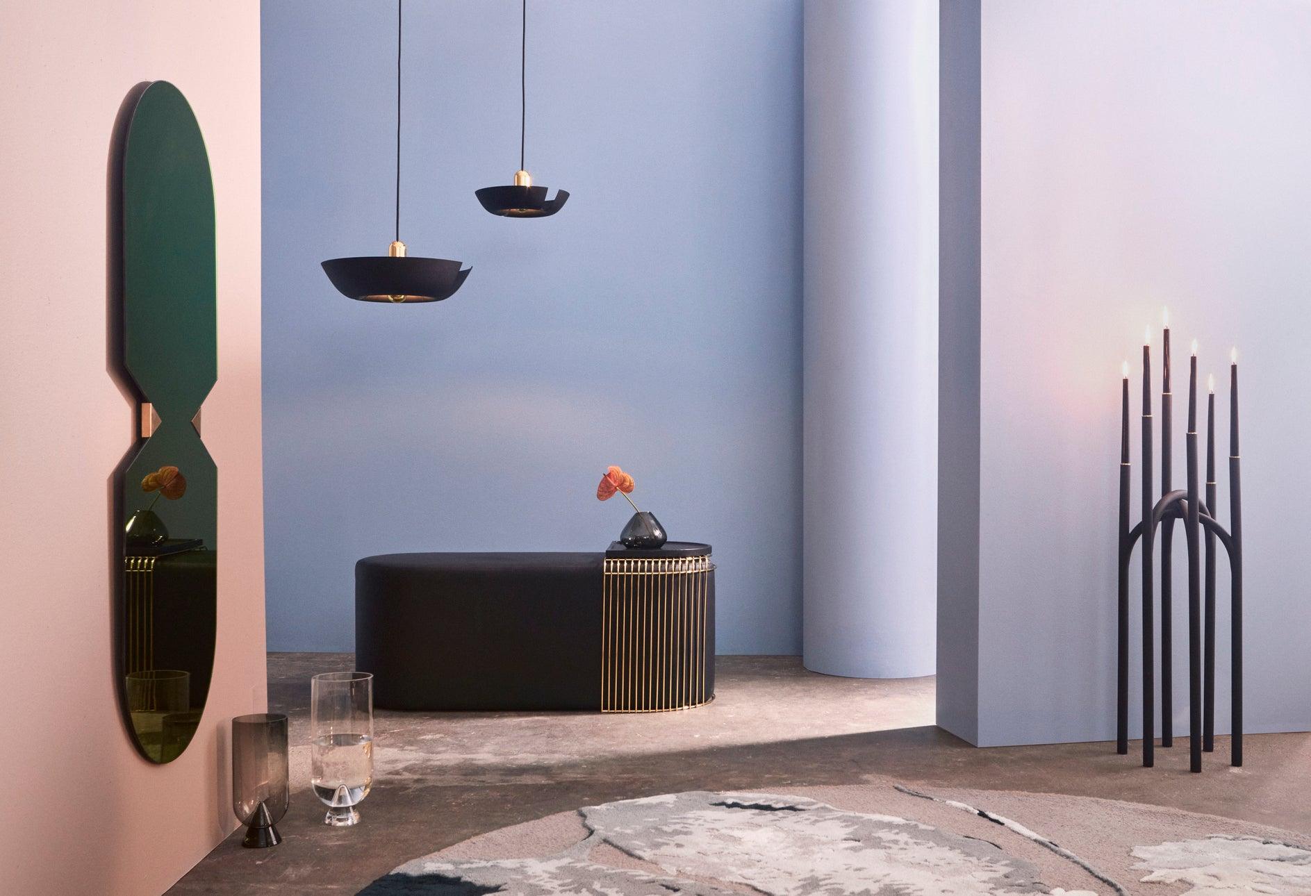 Puf skórzany SESSIO czarny AYTM Eye on Design