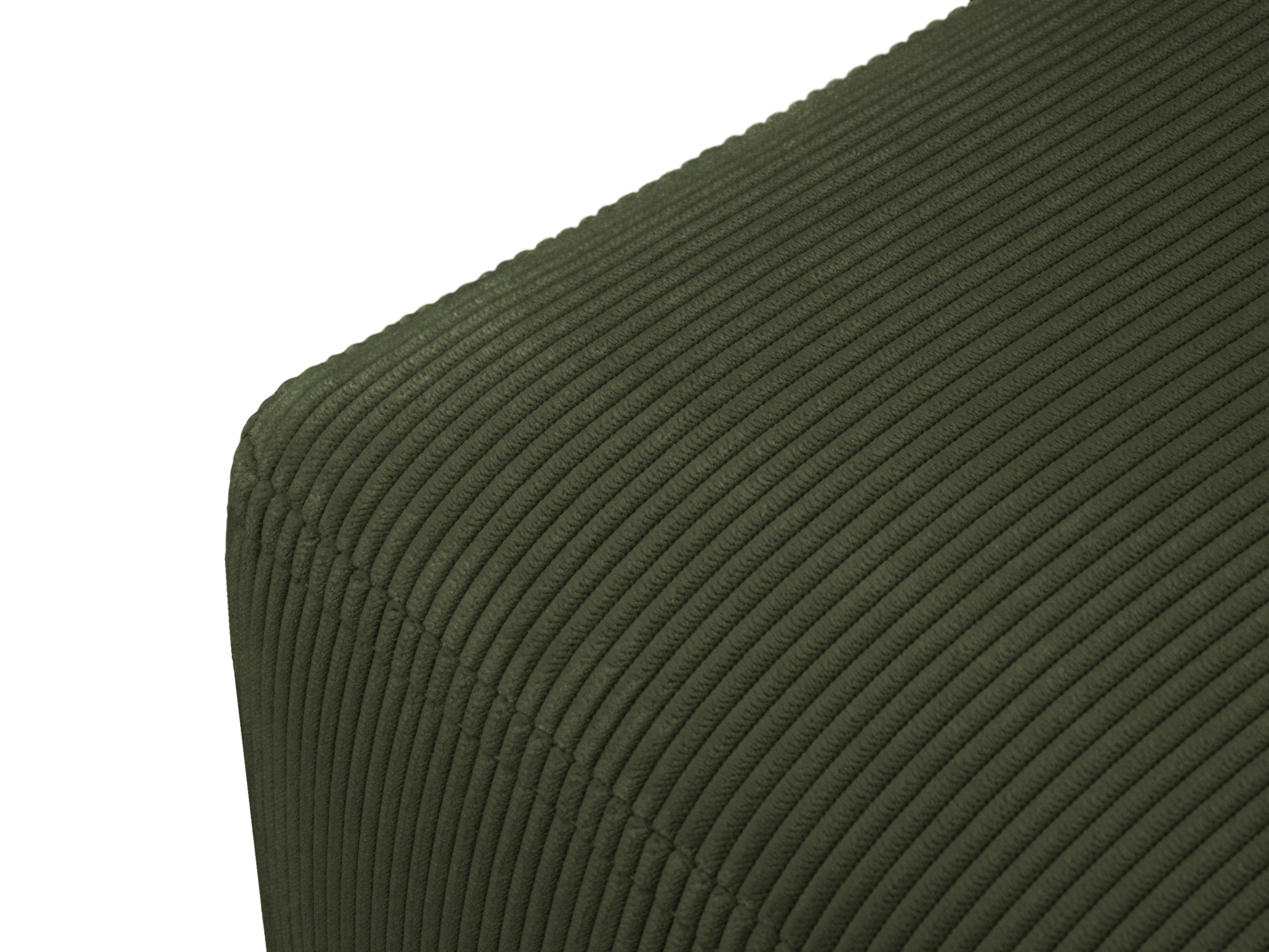 Puf sztruksowy ROSE butelkowa zieleń Mazzini Sofas Eye on Design