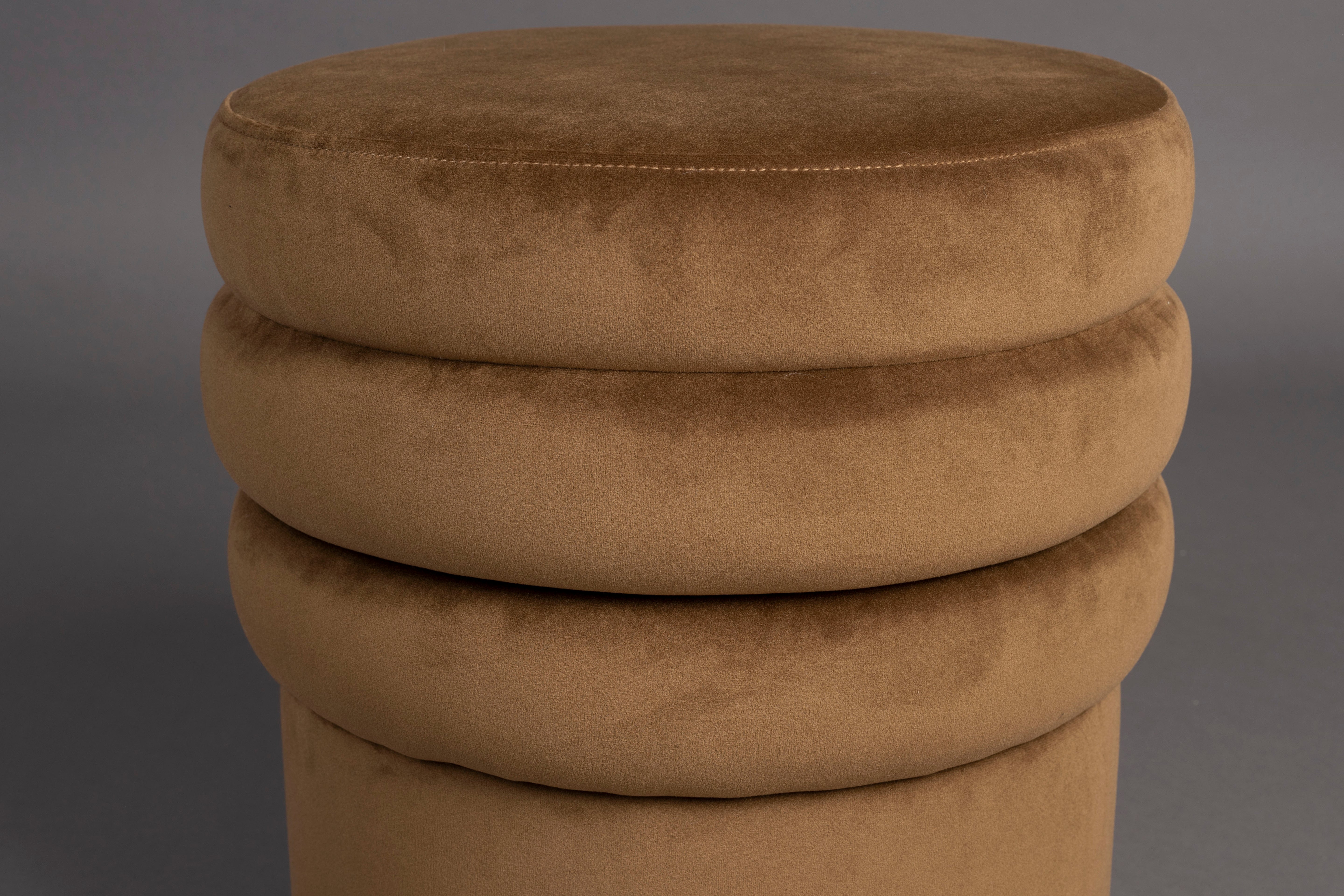 Aditi Pouffe Brown Dutchbone Eye on Design