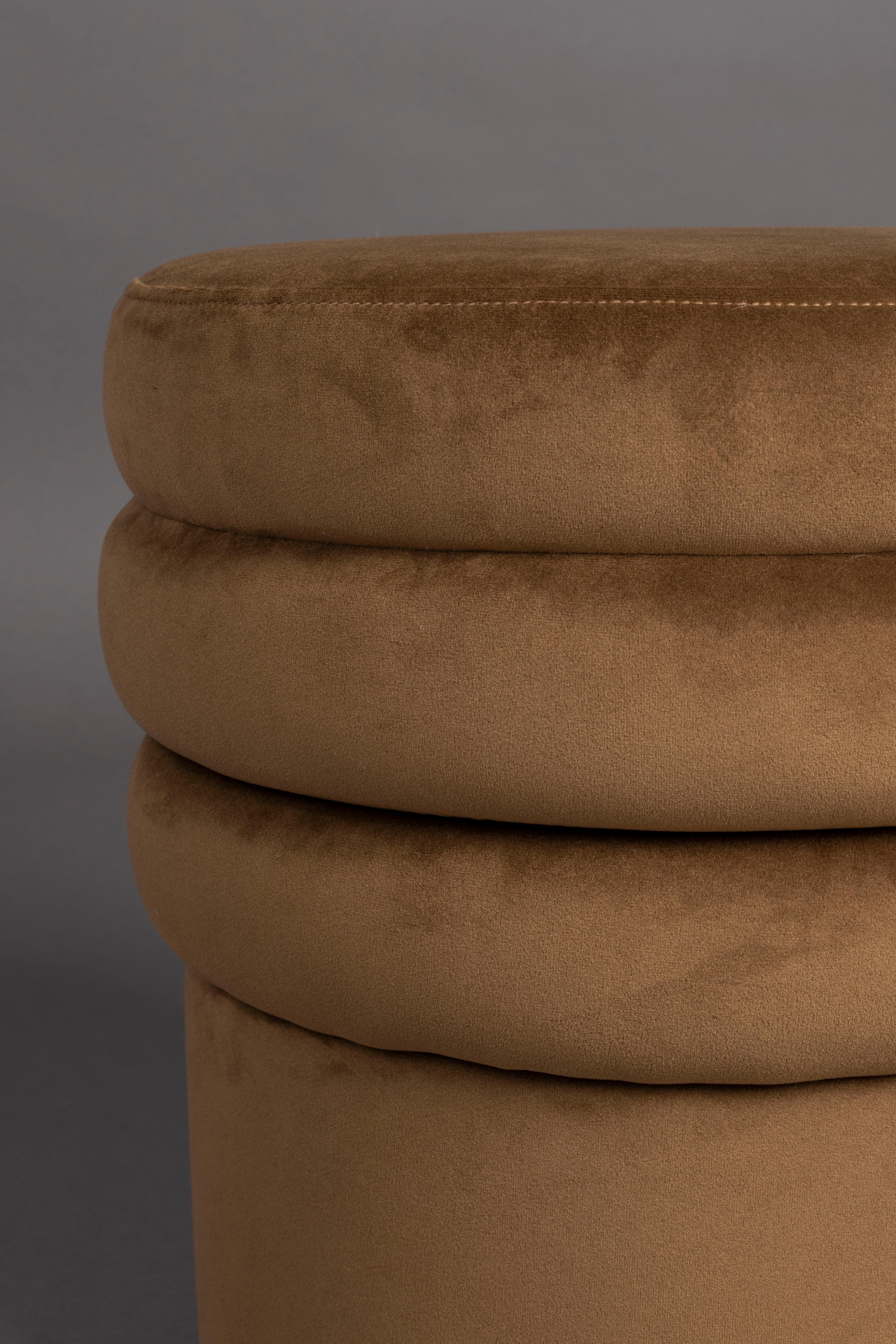 Aditi Pouffe Brown Dutchbone Eye on Design