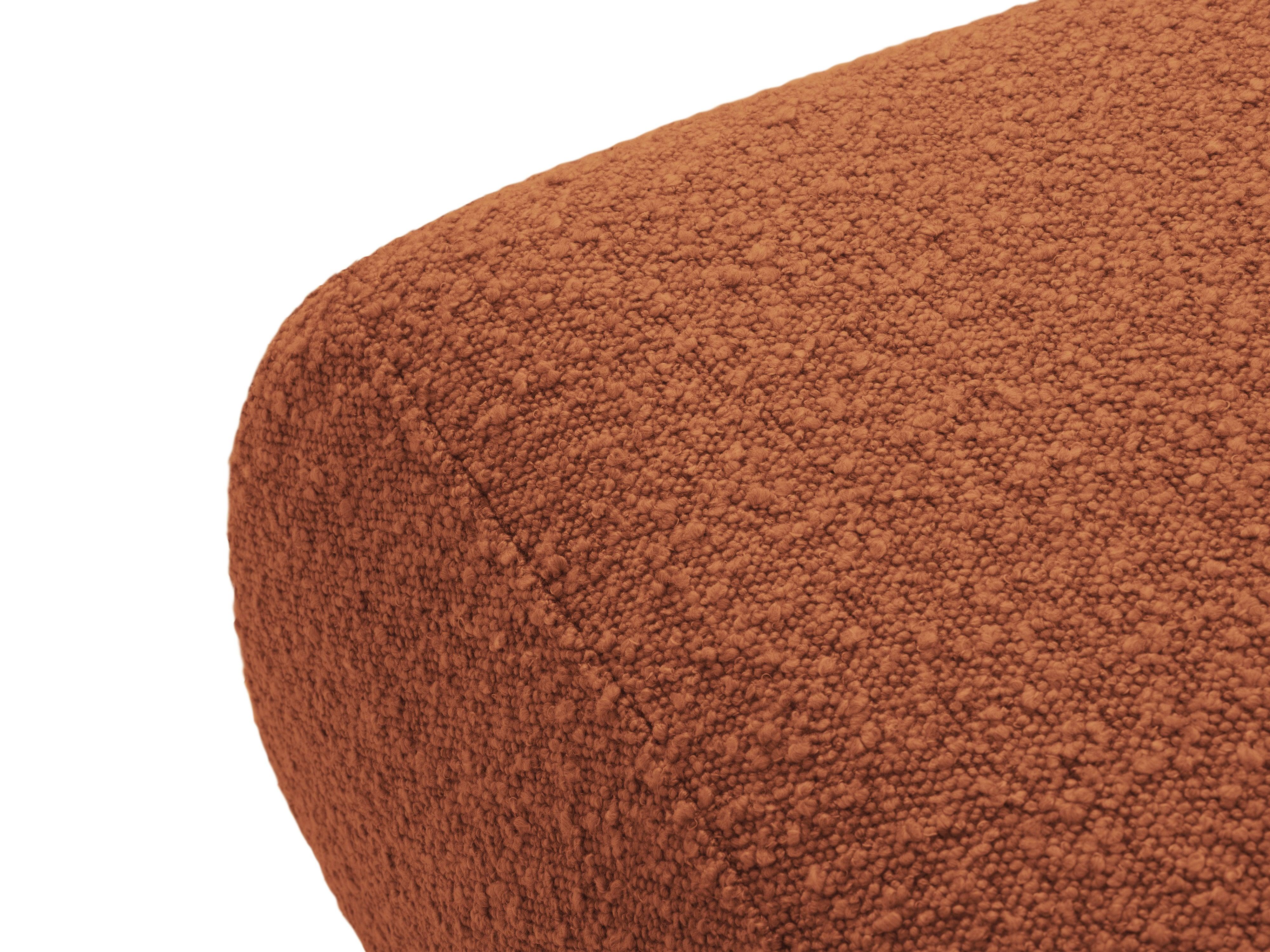 Puf w tkaninie boucle LOLA brązowy Windsor & Co Eye on Design