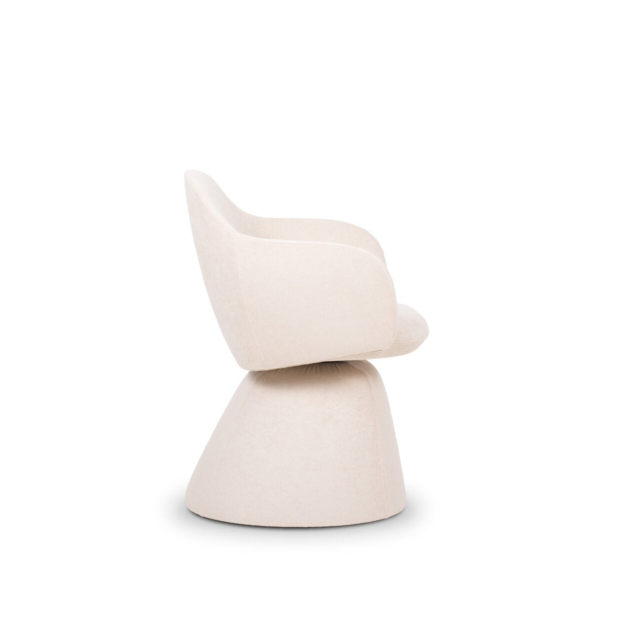 Upholstered PUNTO Swivel Chair