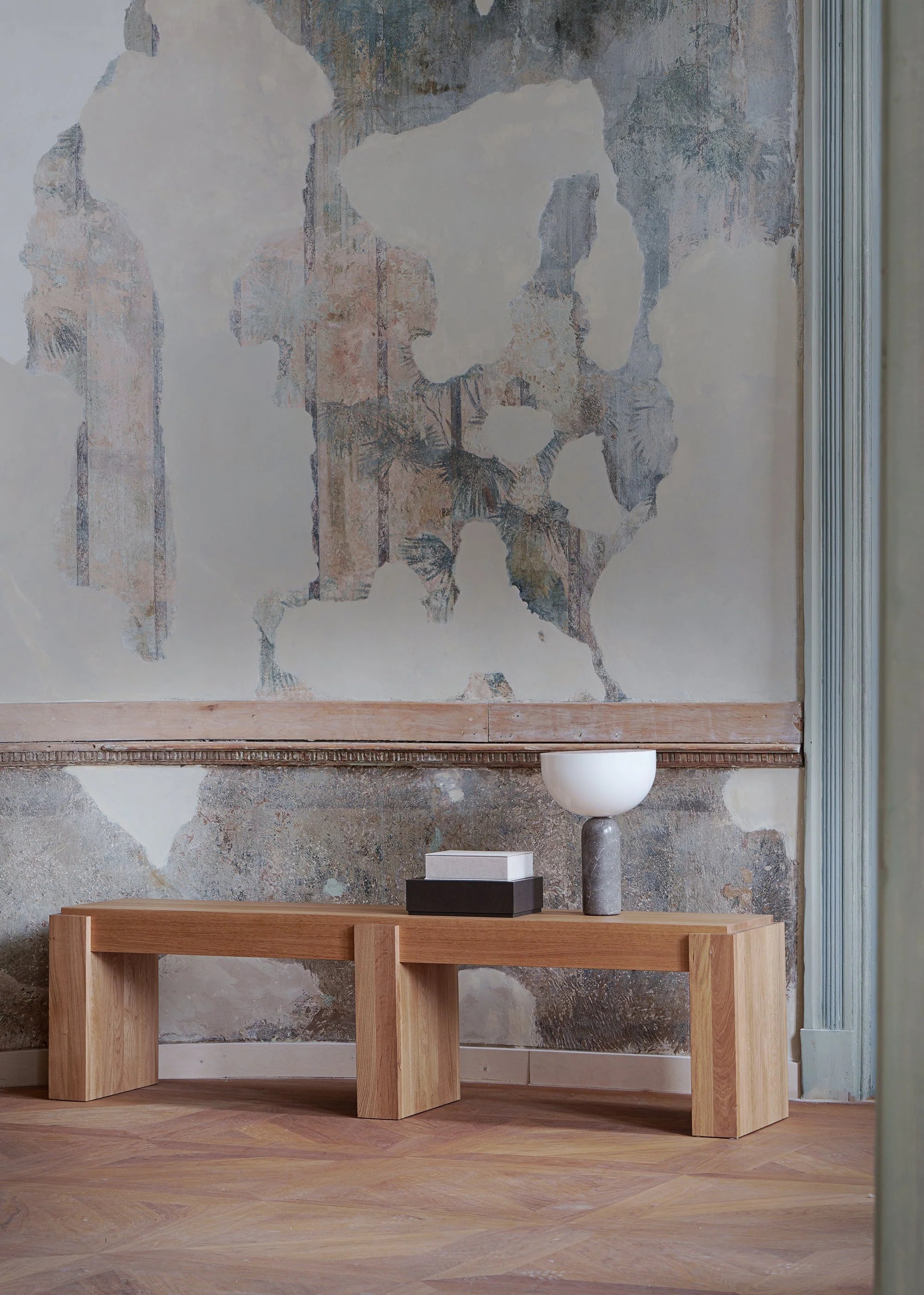 Lavička PURA tmavé dubové drevo