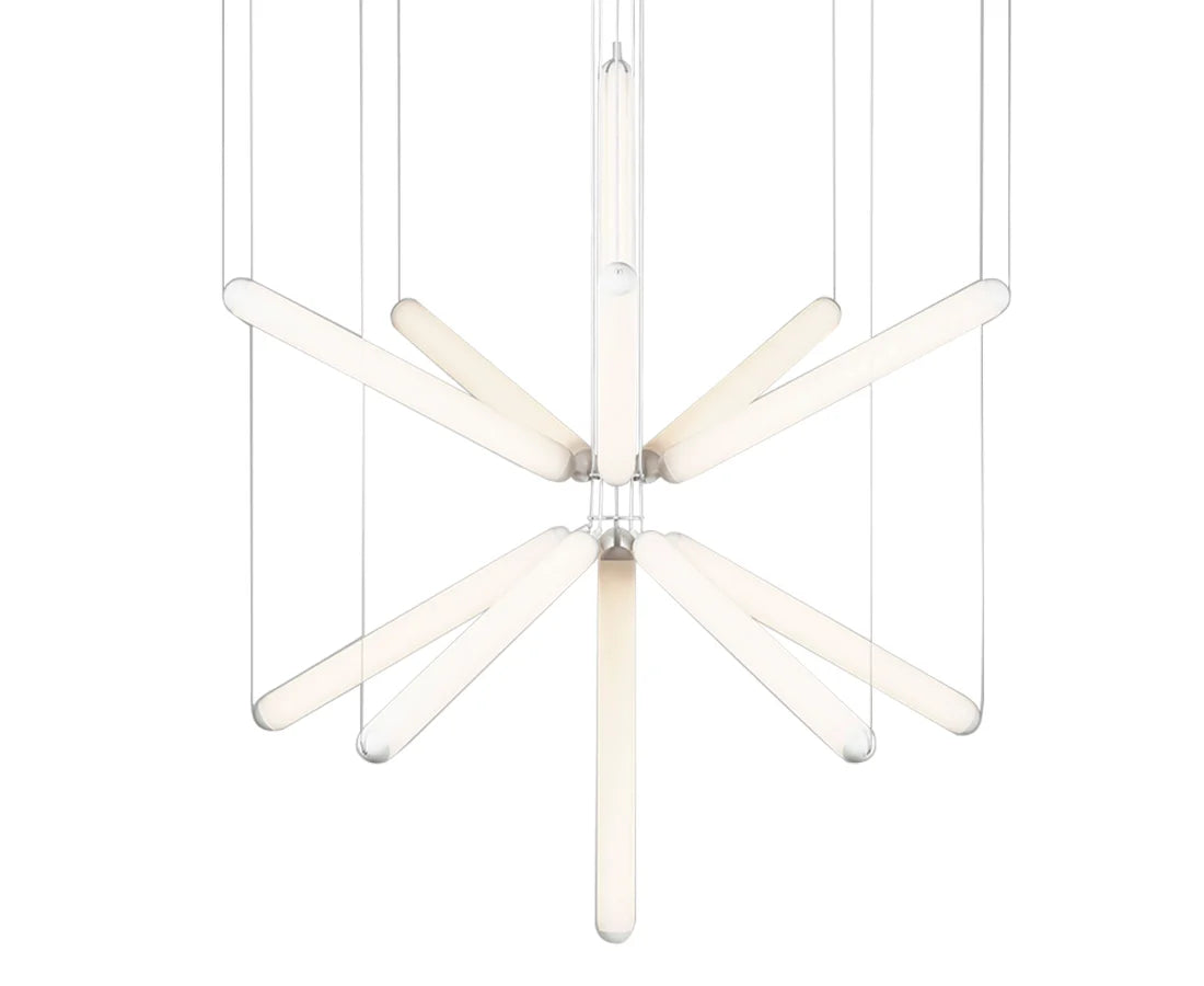 Závesná lampa PURO SPARKLE matné sklo