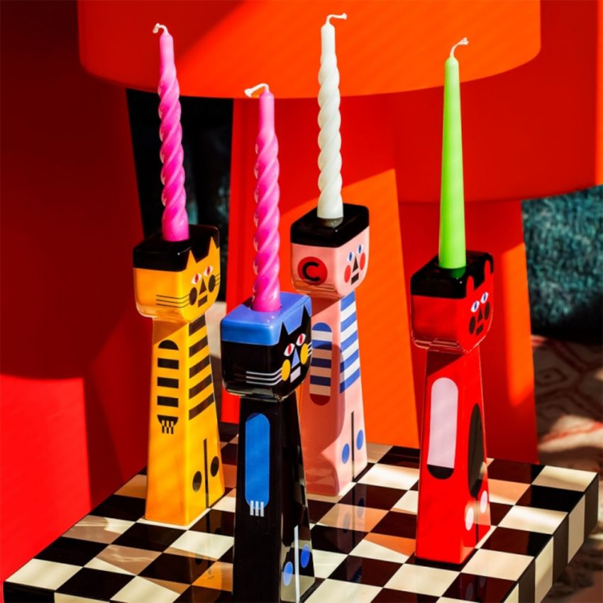 Svietnik ONDO červený