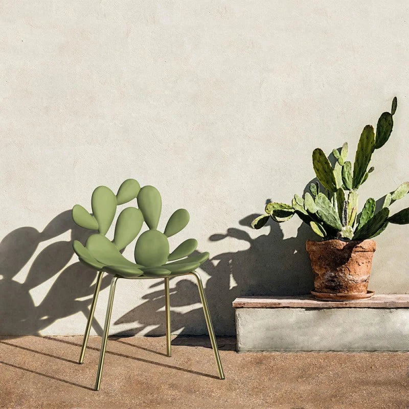 Light pink garden stool FILICUDI