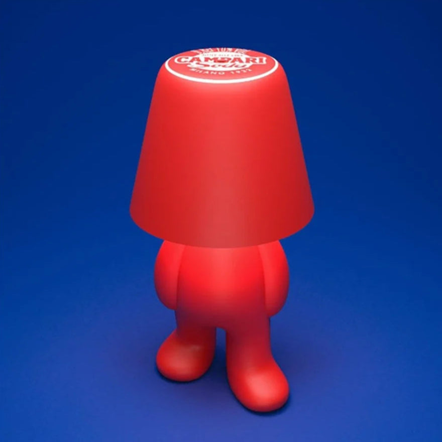 Prenosná lampa SWEET BROTHERS TOM - CAMPARI červená