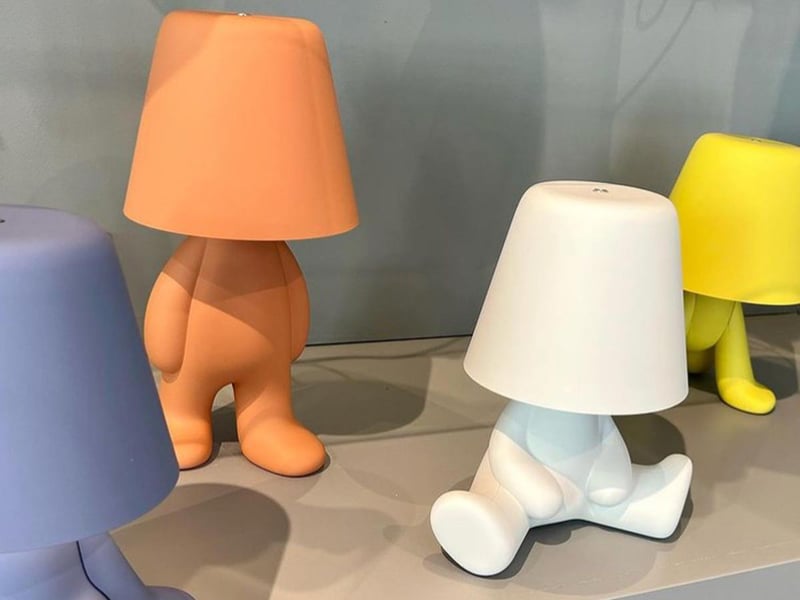 Portable lamp SWEET BROTHERS BOB white