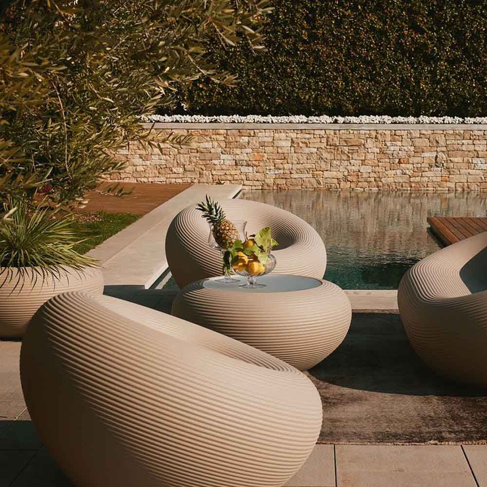 NAMI light green outdoor coffee table