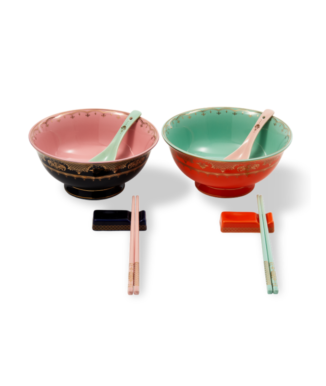GRANDPA ramen set colorful porcelain