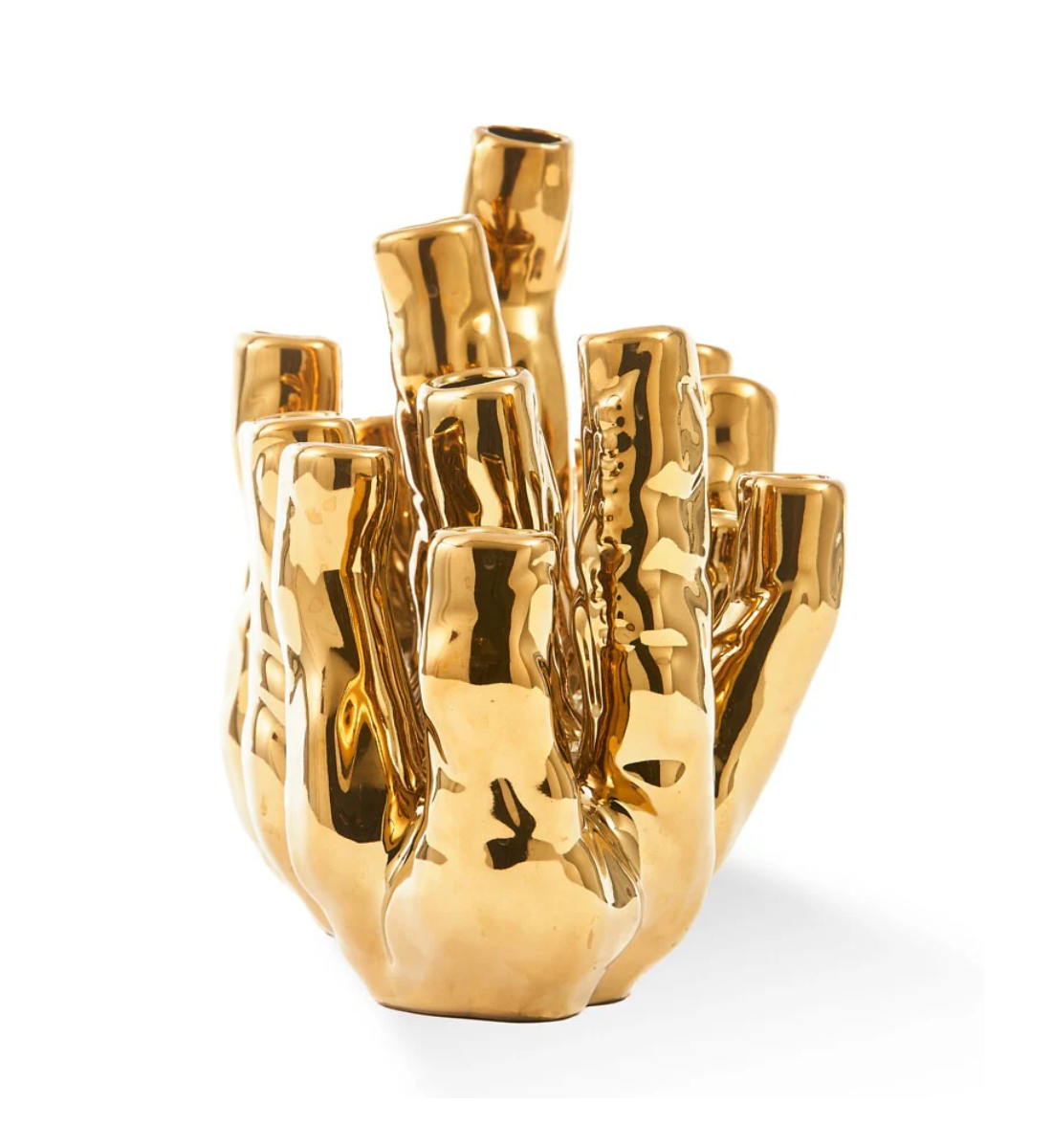 CORAL REEF vase gold