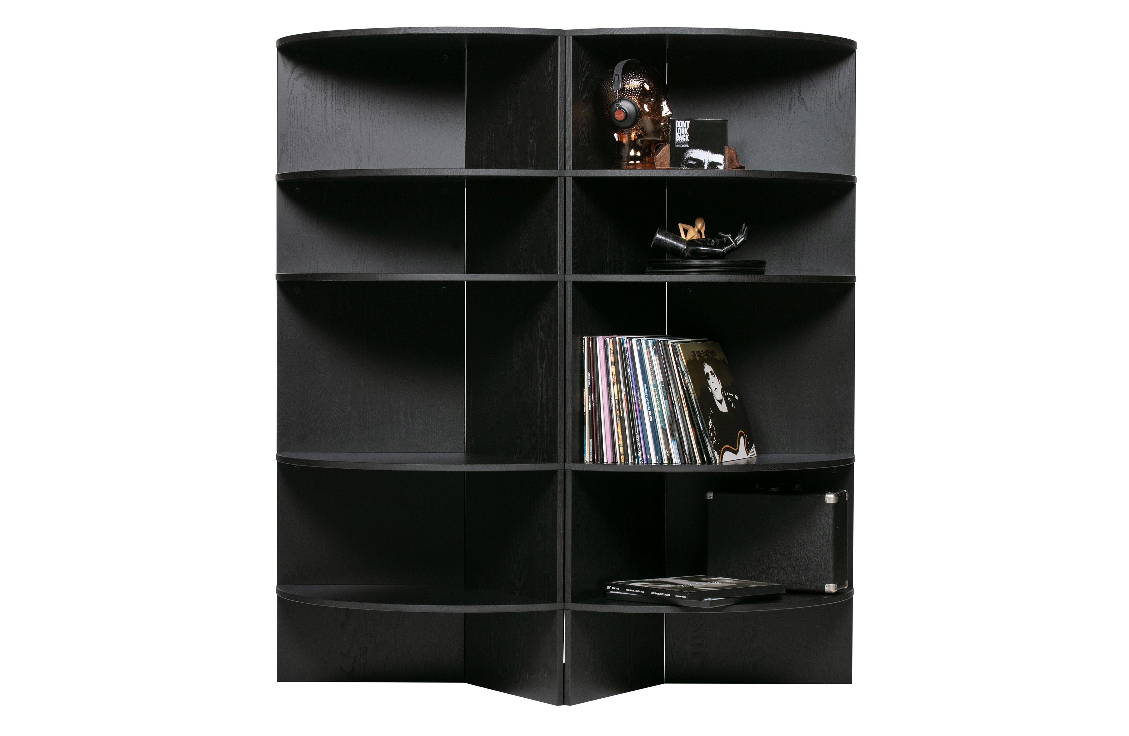 Regał TRIAN czarny Woood Exclusive Eye on Design