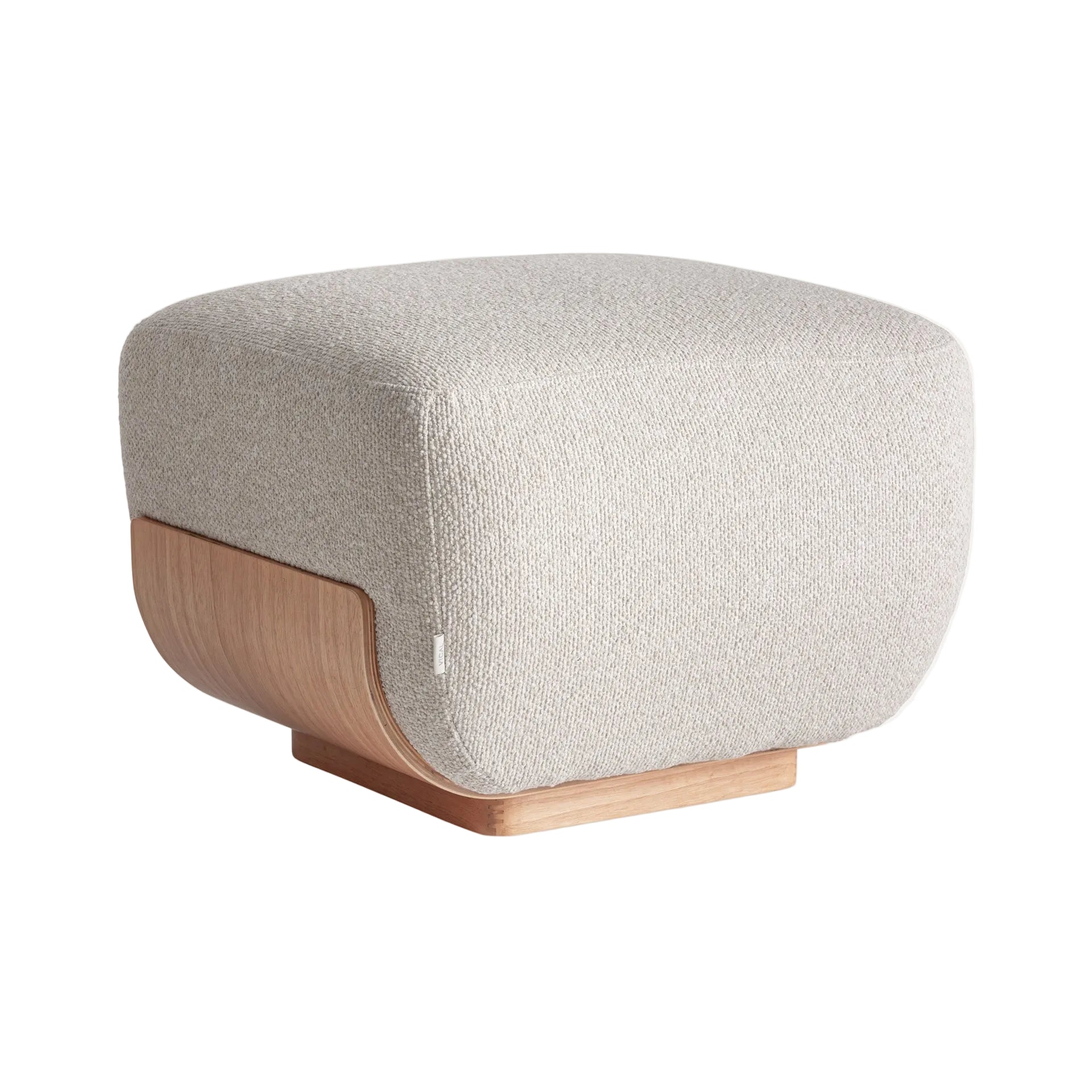 Puf SASI zlomená biela