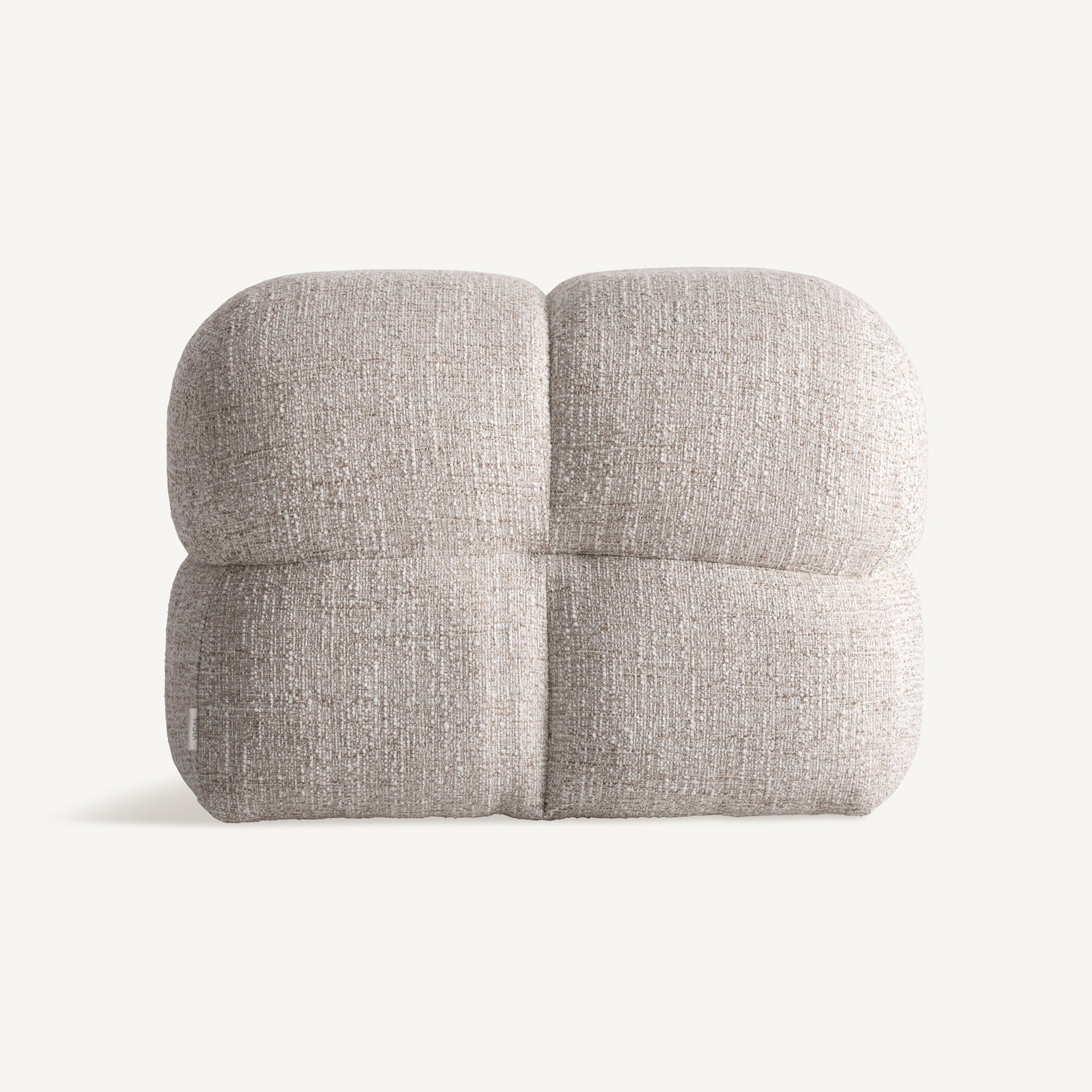 ZIZANO Beige Pouf
