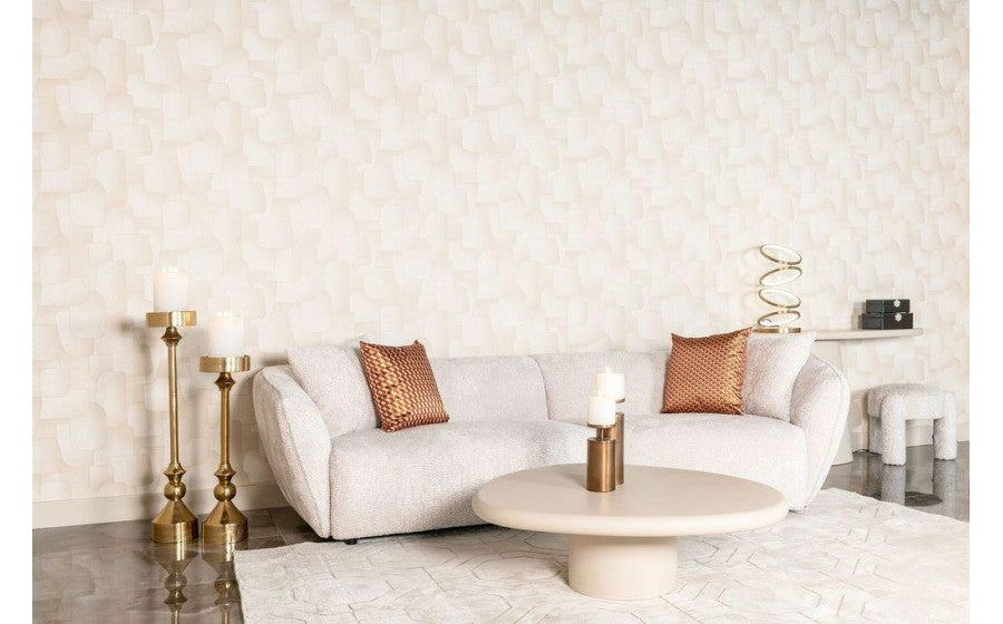 HOLLY cream pouf
