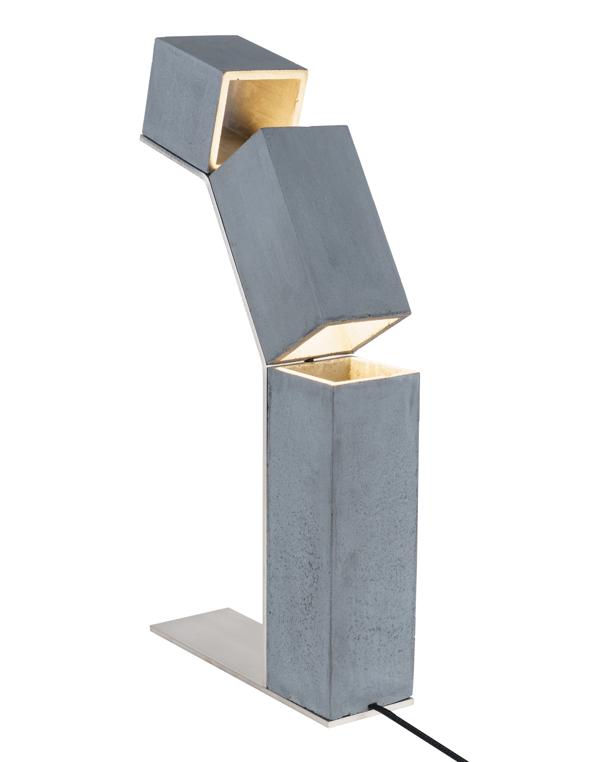 ROBOT concrete table lamp