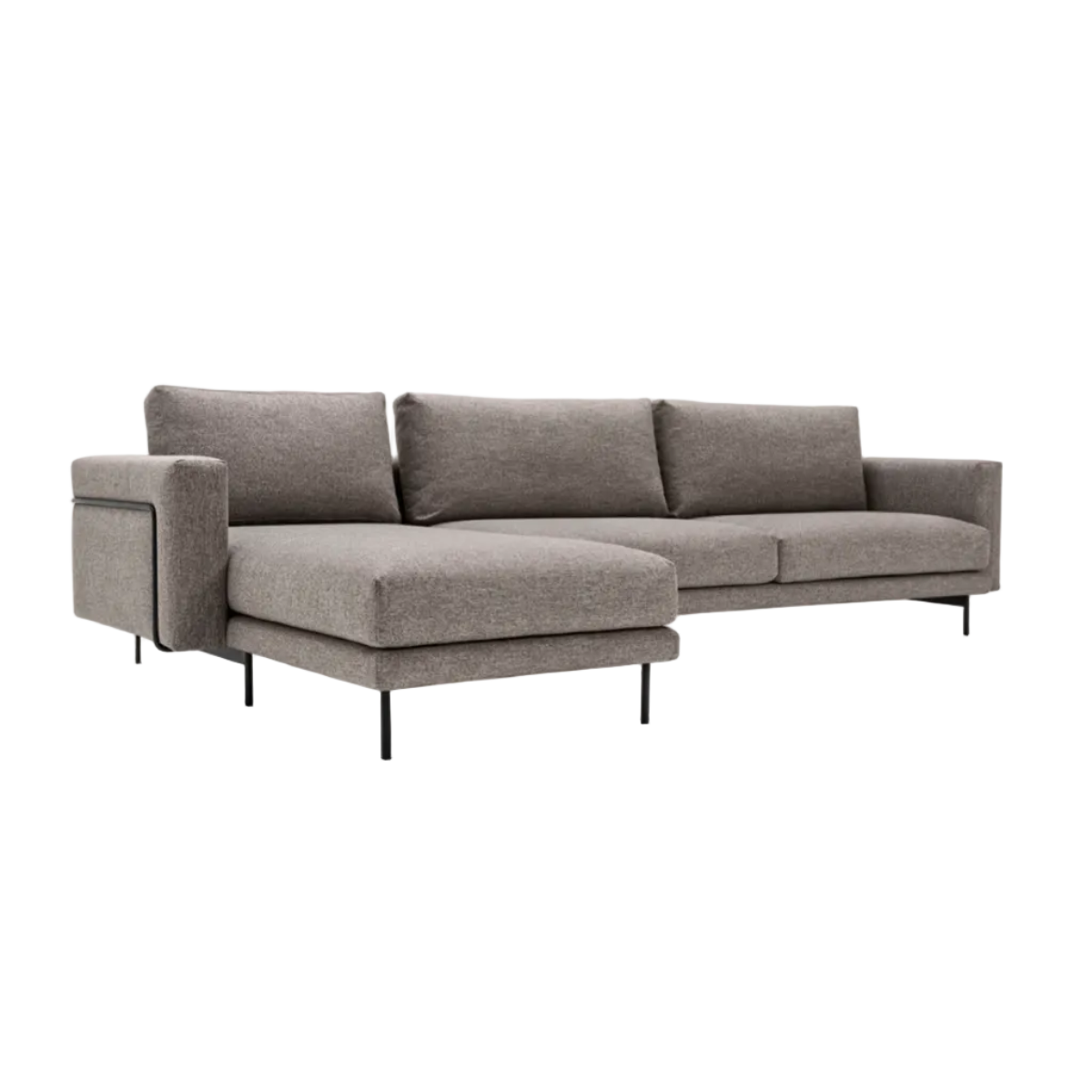 Left-sided upholstered corner sofa ROD