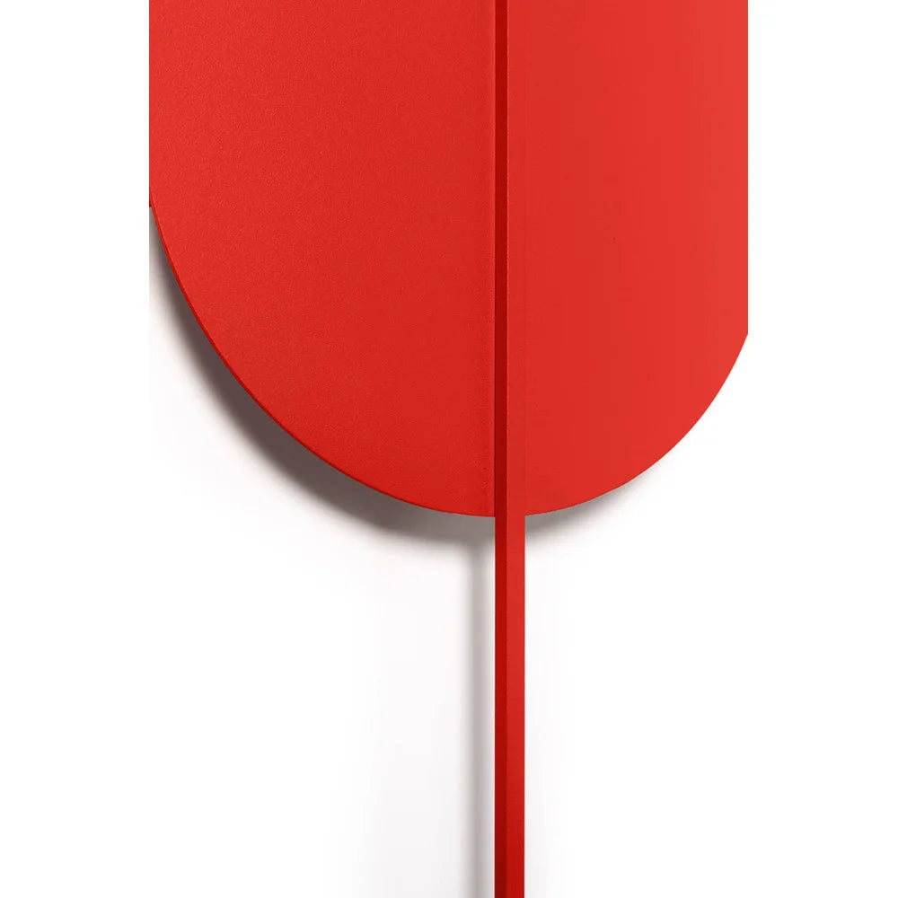 ROKKE wall lamp in red-orange