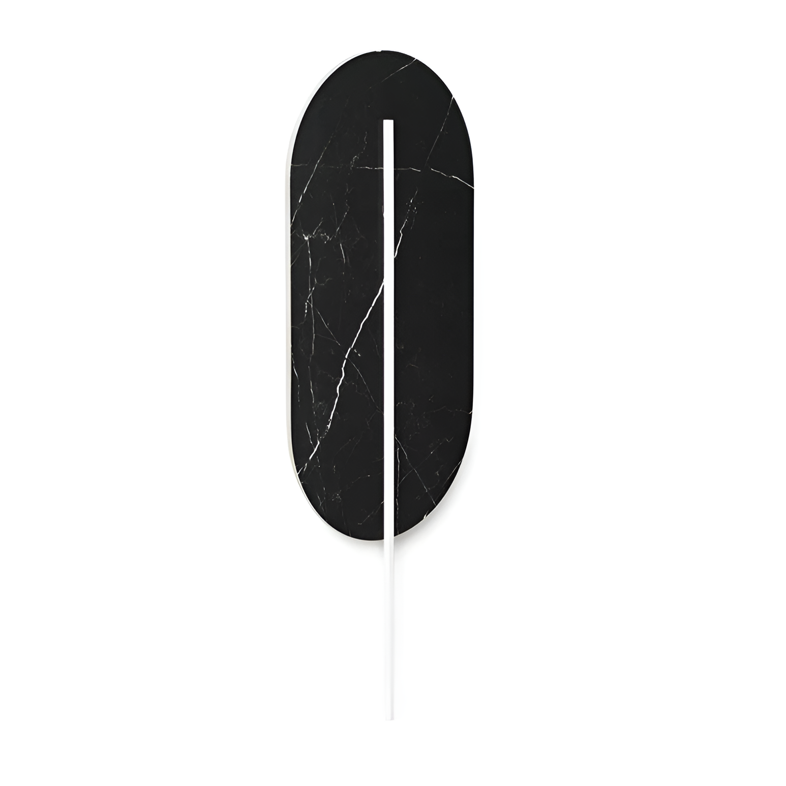 Nástenné svietidlo ROKKE STONE čierny kremičitý kameň