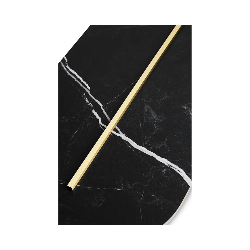 Nástenné svietidlo ROKKE STONE čierny kremičitý kameň