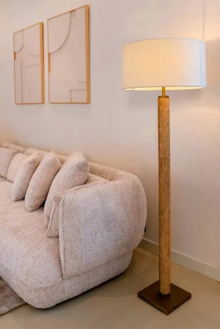 Stojaca lampa LOREN hnedá