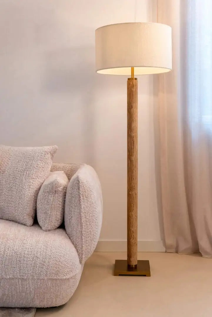 Stojaca lampa LOREN hnedá