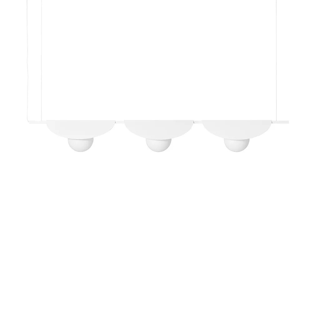 Závesná lampa SALLO biela