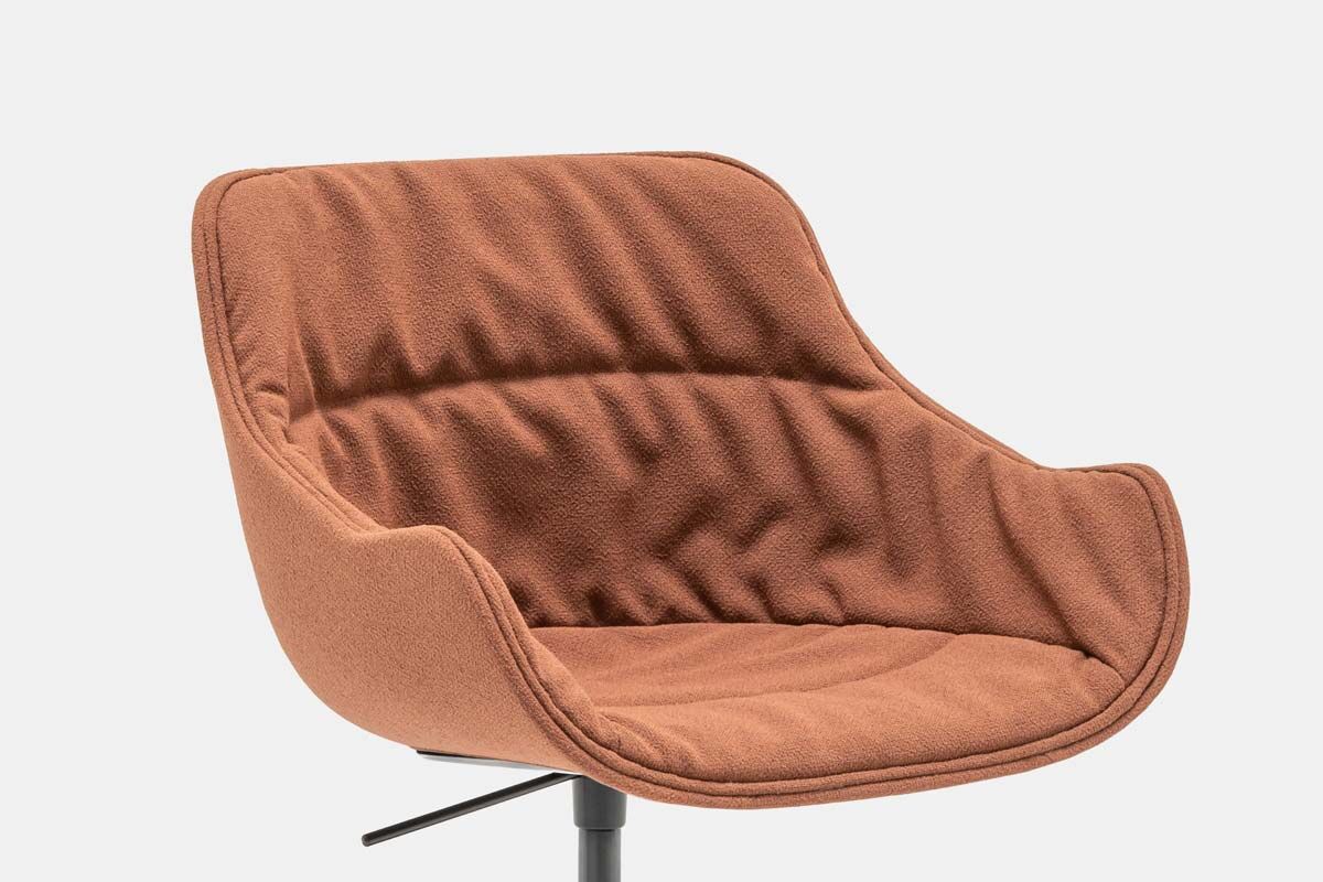 Krzesło obrotowe BALTIC SOFT DUO regulowana podstawa – .mdd