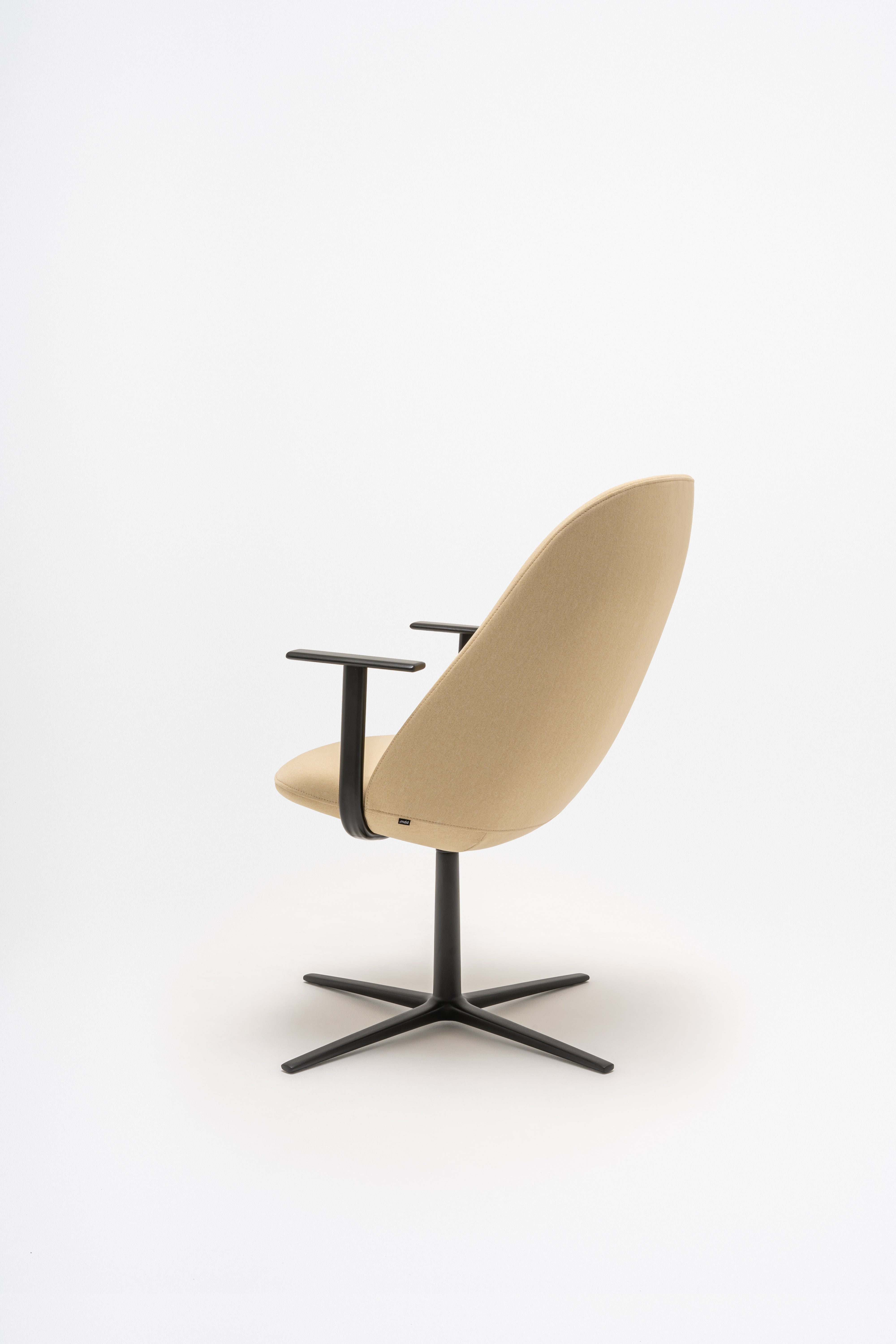 Kreslo s vysokým operadlom PARALEL otočná plochá základňa