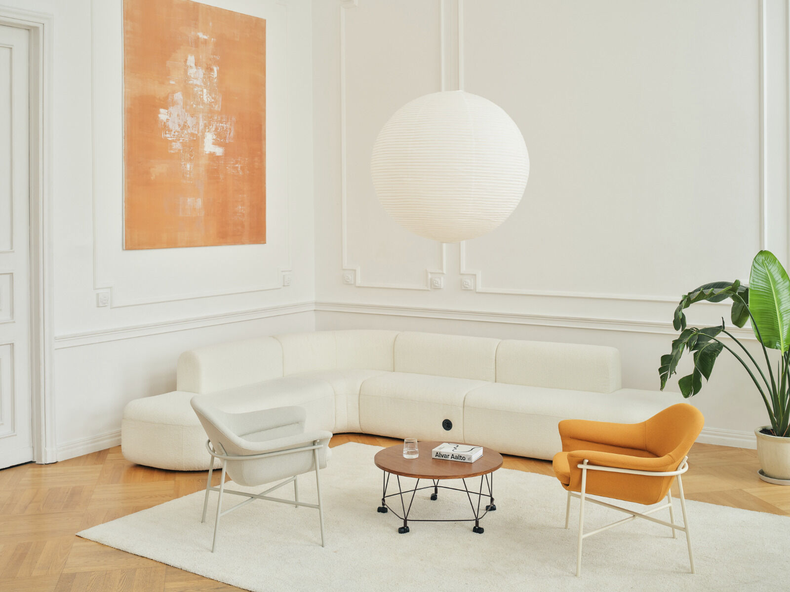 Sofa 4-modułowa narożna ARTIKO tapicerowana – .mdd