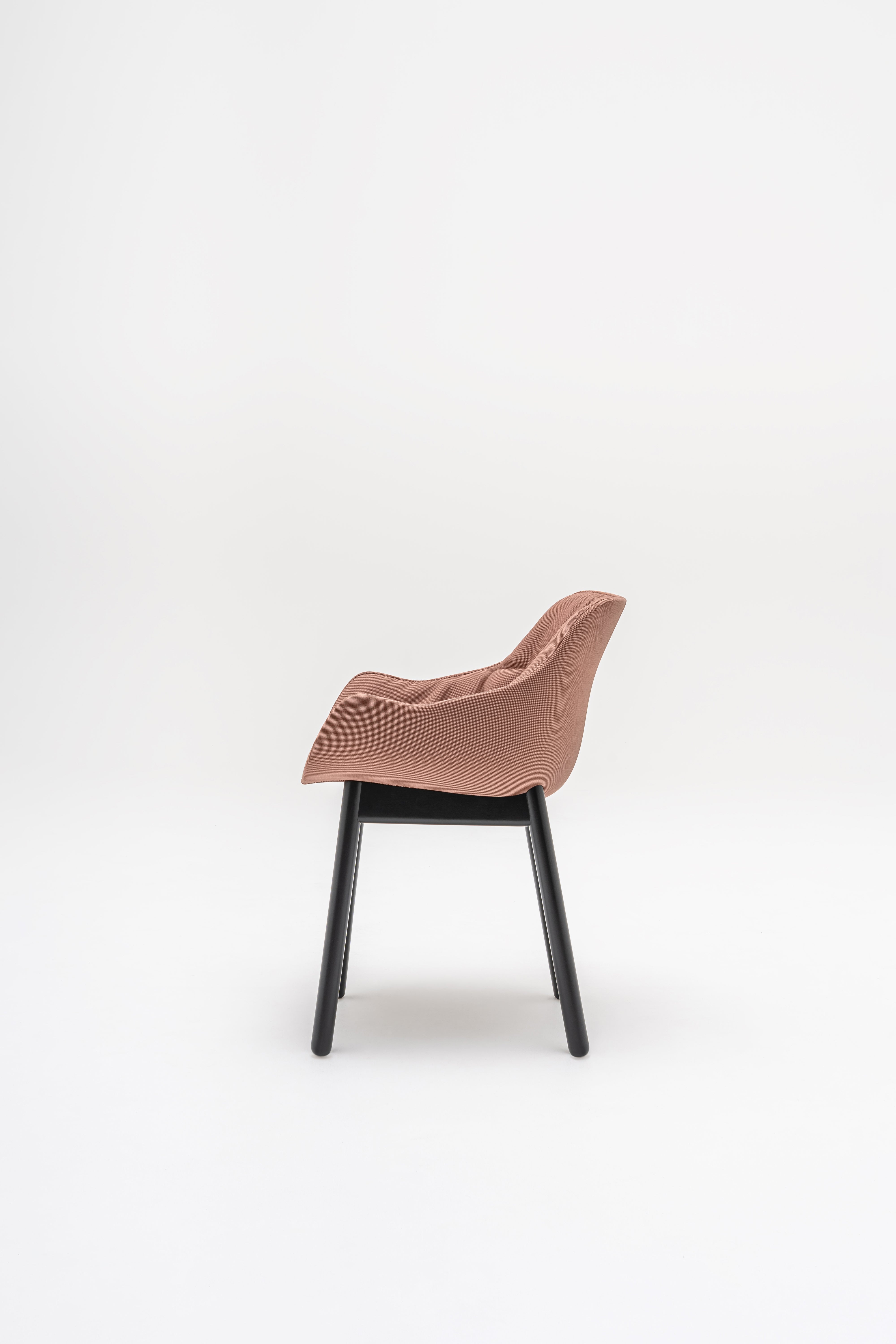 Baltic soft duo chair wooden base