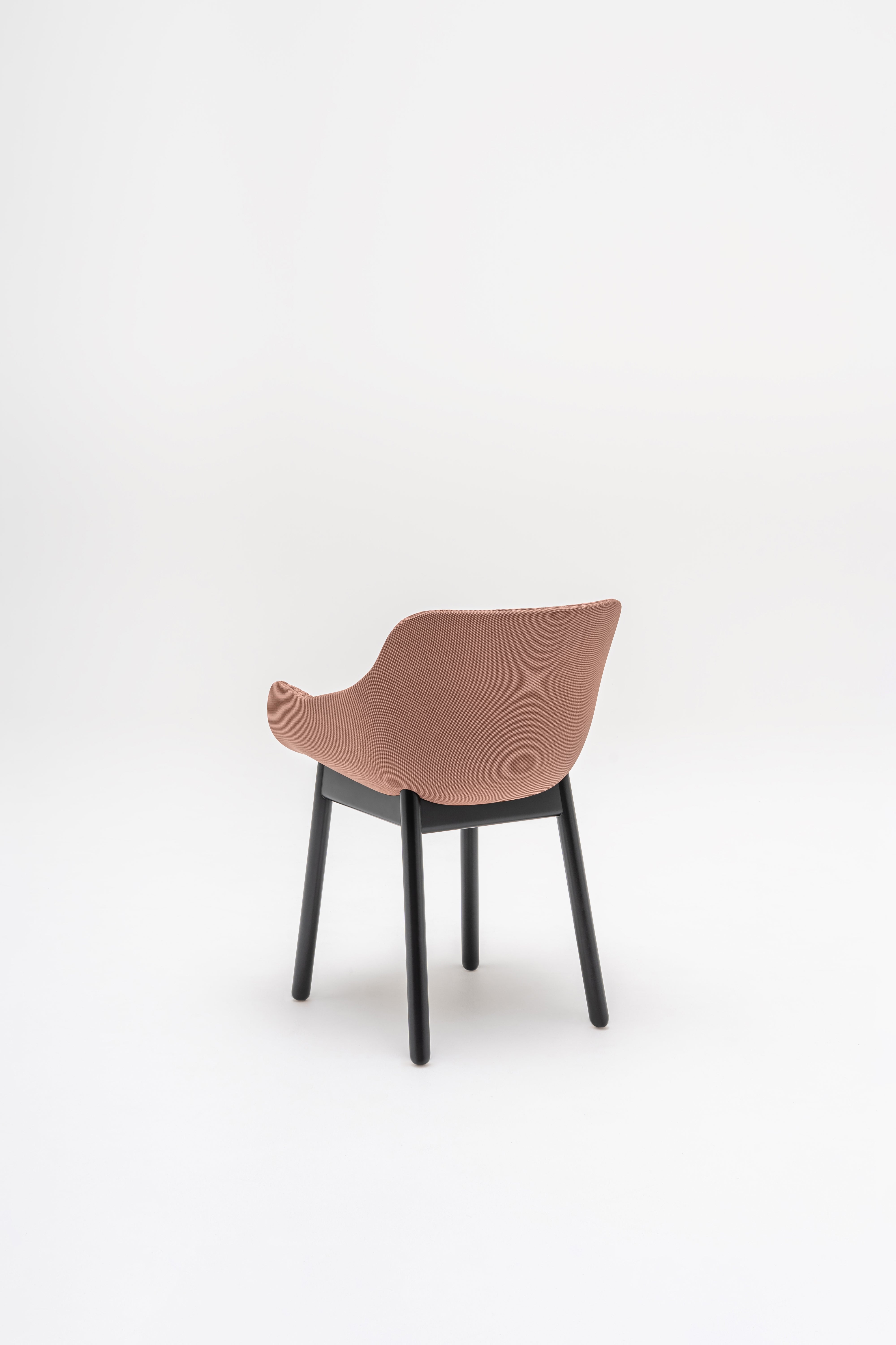 Baltic soft duo chair wooden base