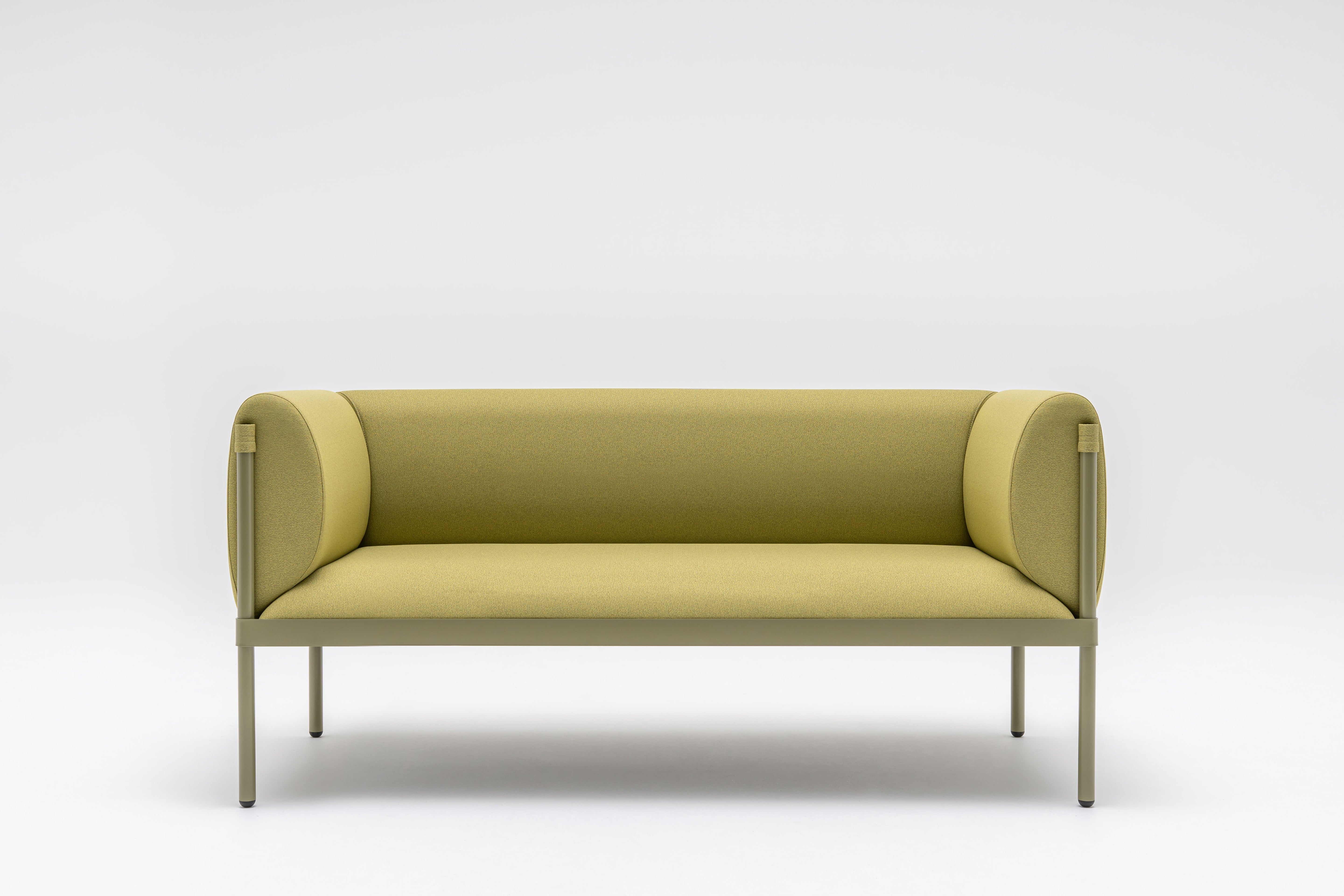2-seater Sofa low upholstered stilt