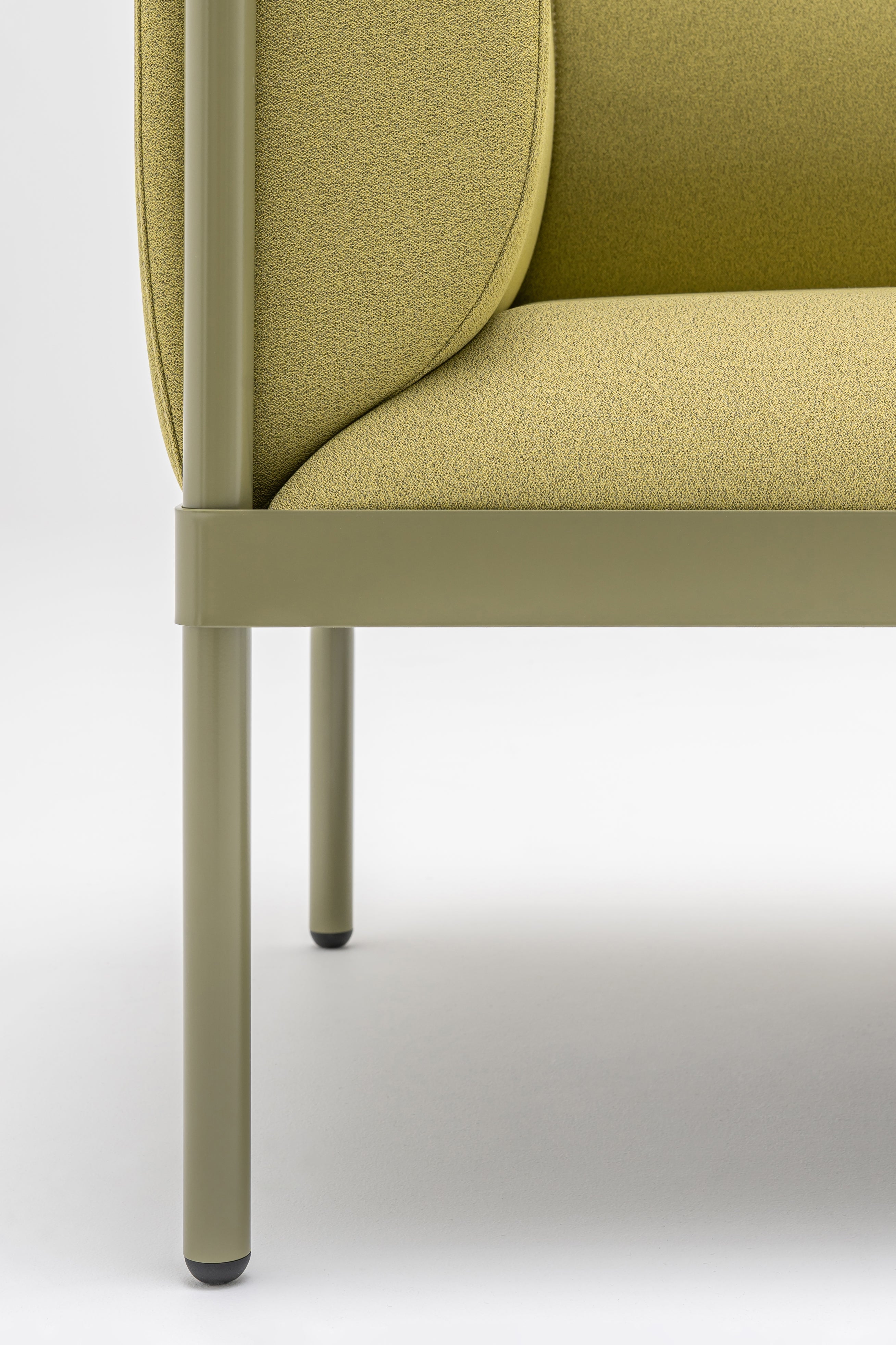 2-seater Sofa low upholstered stilt