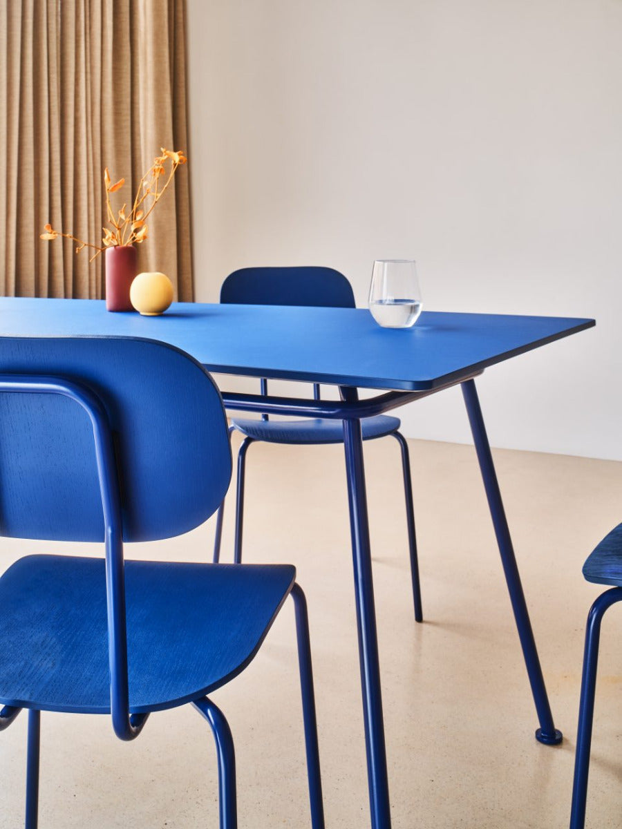 New school chair burgundy base