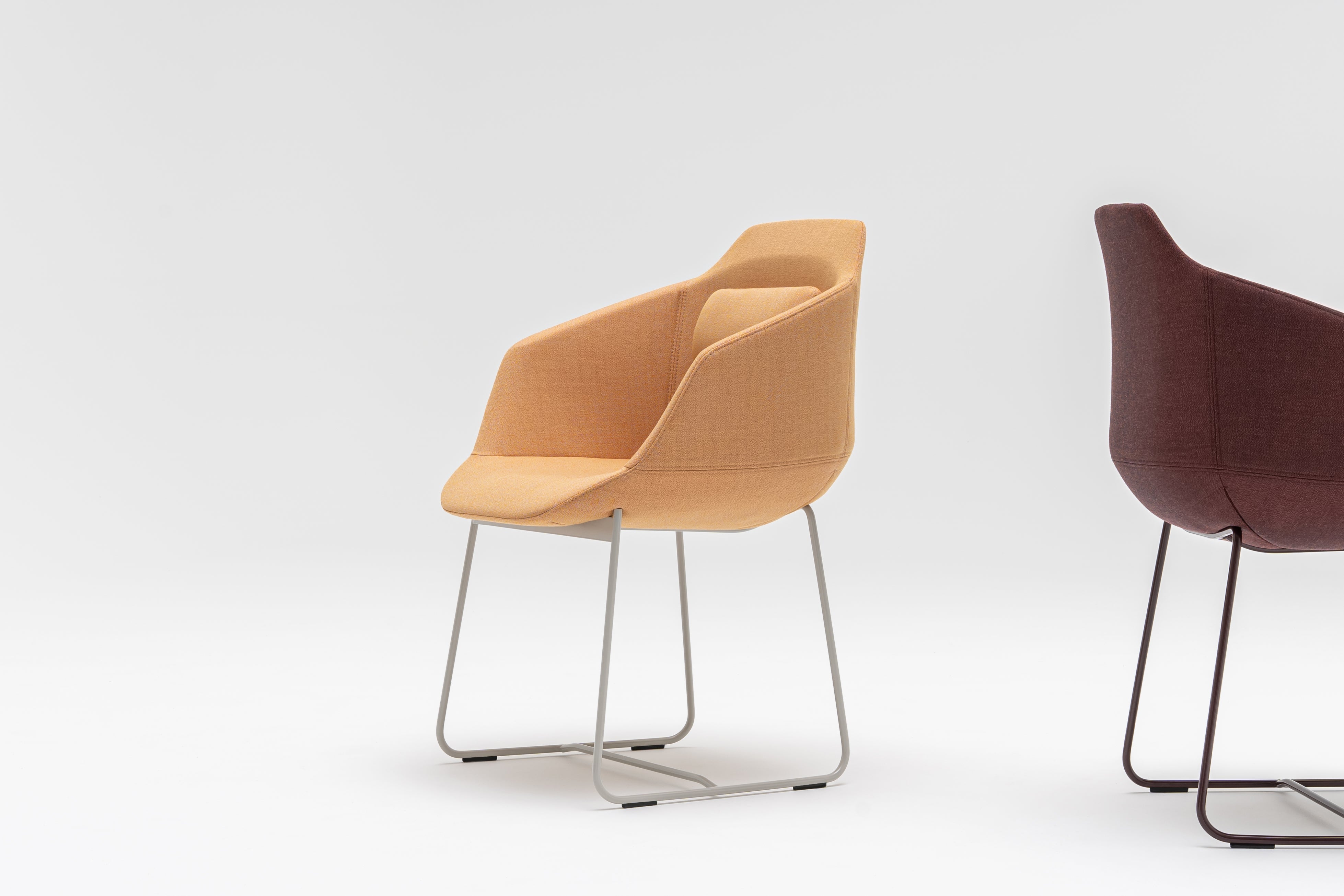 Ultra chair base of the skid with footer to the soft surface