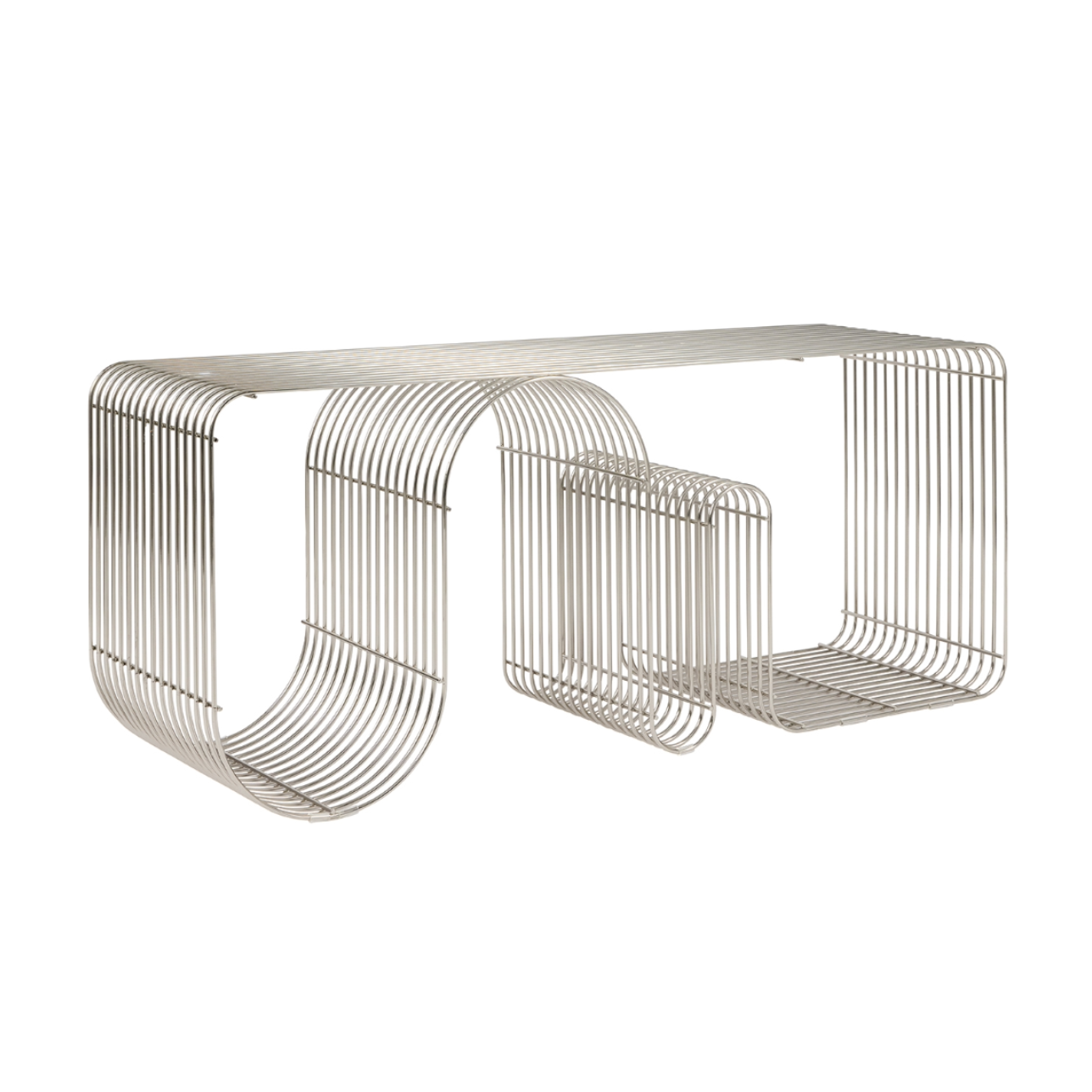 CURVA Silver Bench