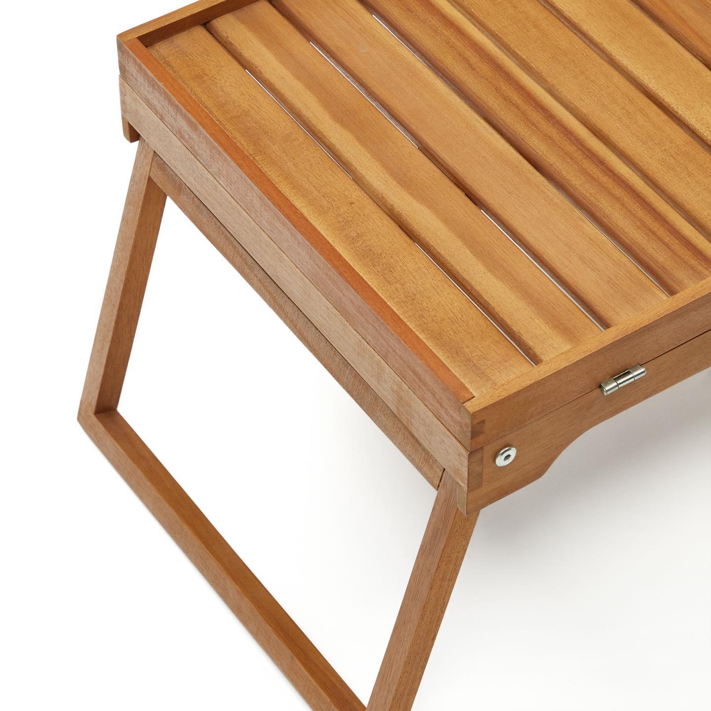 Składana taca MANI lite drewno akacjowe La Forma Eye on Design